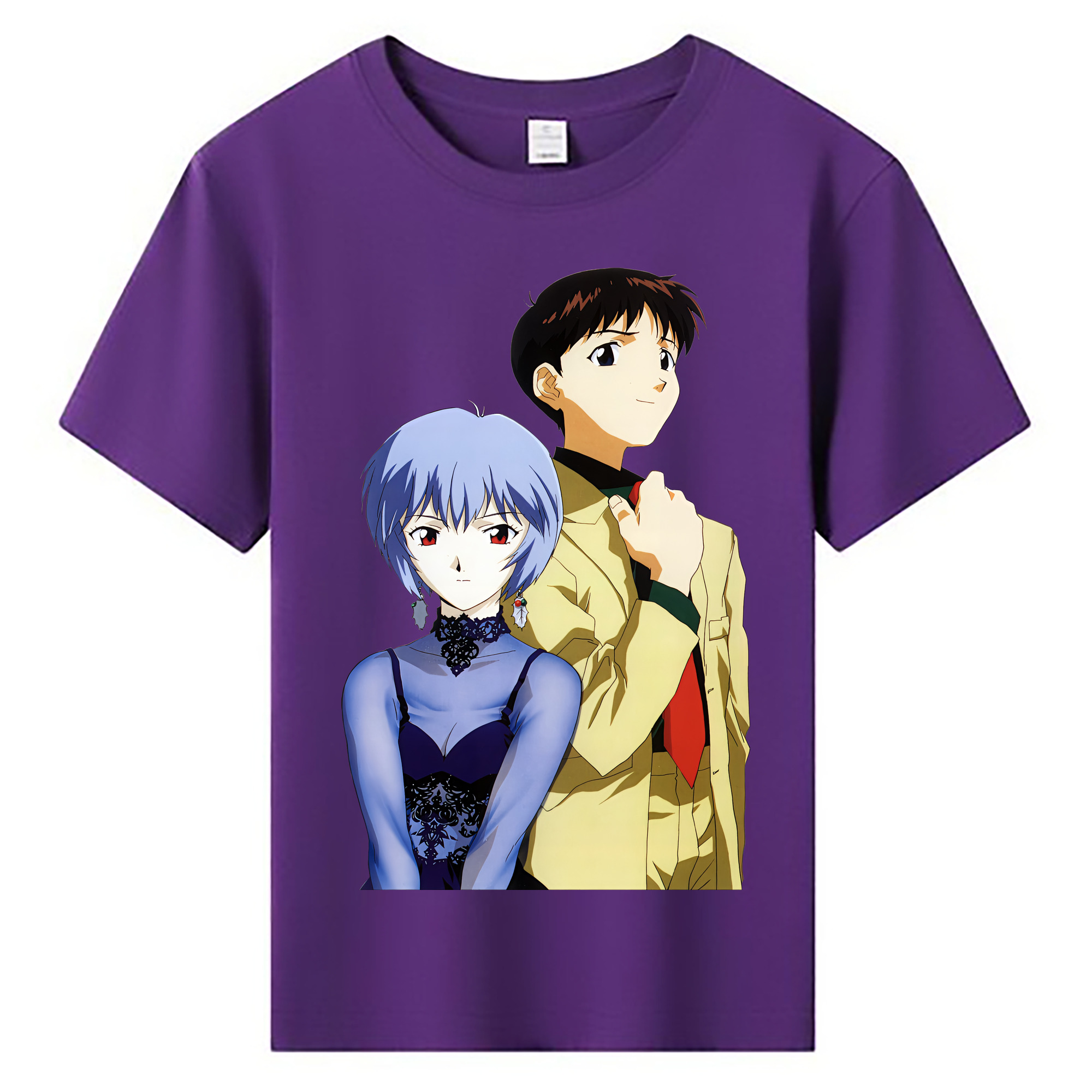 （画像用） EVA 新世紀エヴァンゲリオン 綿100％キッズTシャツ（フロントプリント）