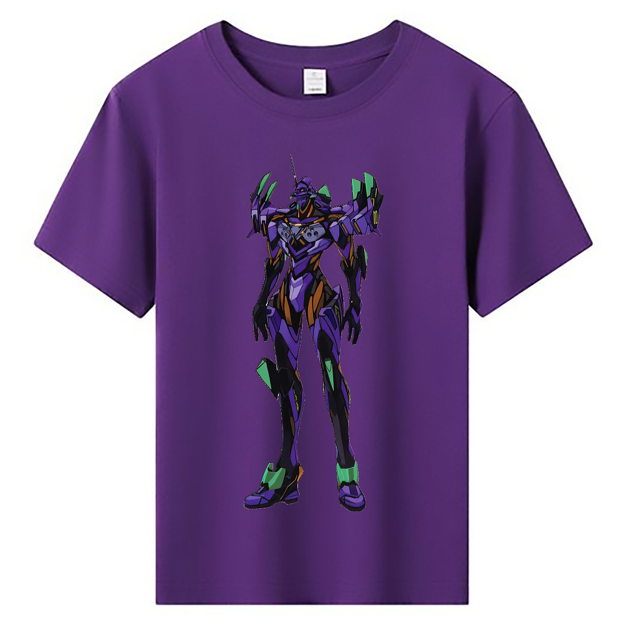 （画像用） EVA 新世紀エヴァンゲリオン 綿100％キッズTシャツ（フロントプリント）
