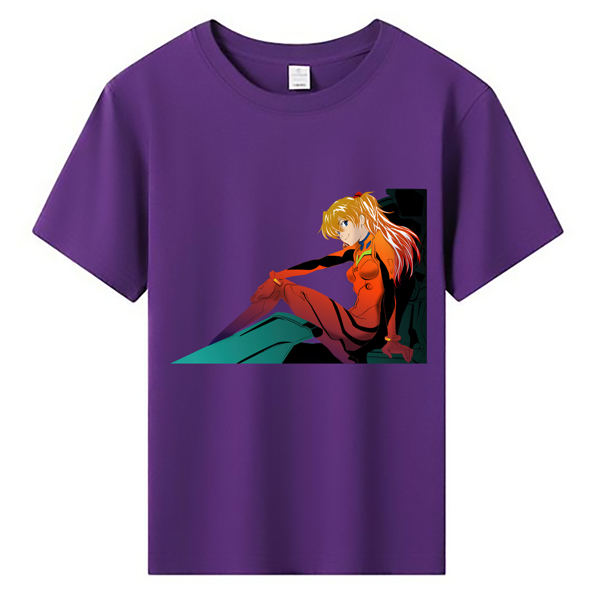 （画像用） EVA 新世紀エヴァンゲリオン 綿100％キッズTシャツ（フロントプリント）