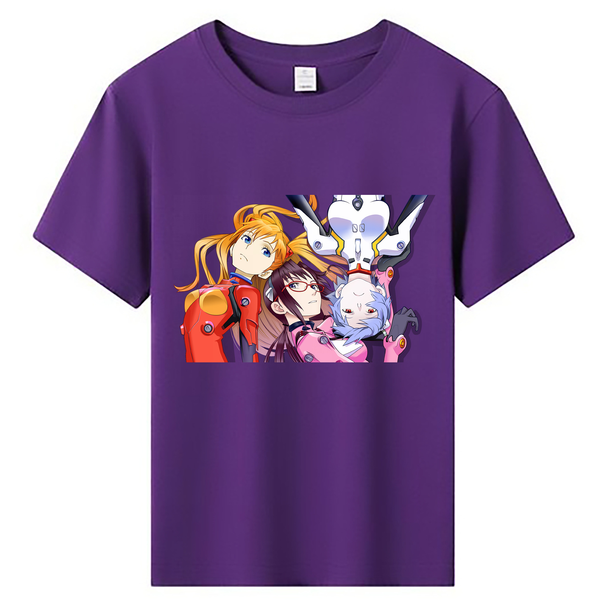 （画像用） EVA 新世紀エヴァンゲリオン 綿100％キッズTシャツ（フロントプリント）
