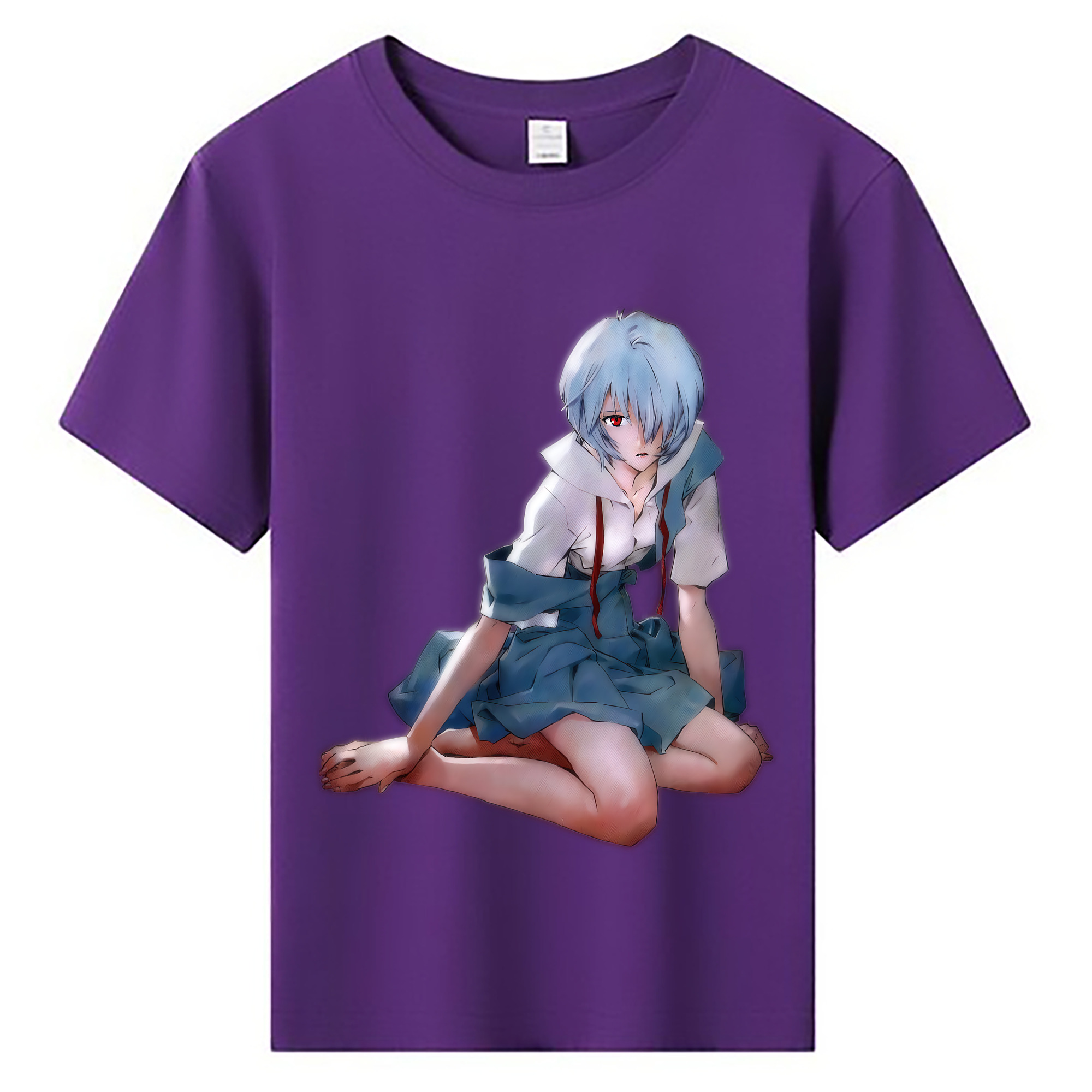 （画像用） EVA 新世紀エヴァンゲリオン 綿100％キッズTシャツ（フロントプリント）