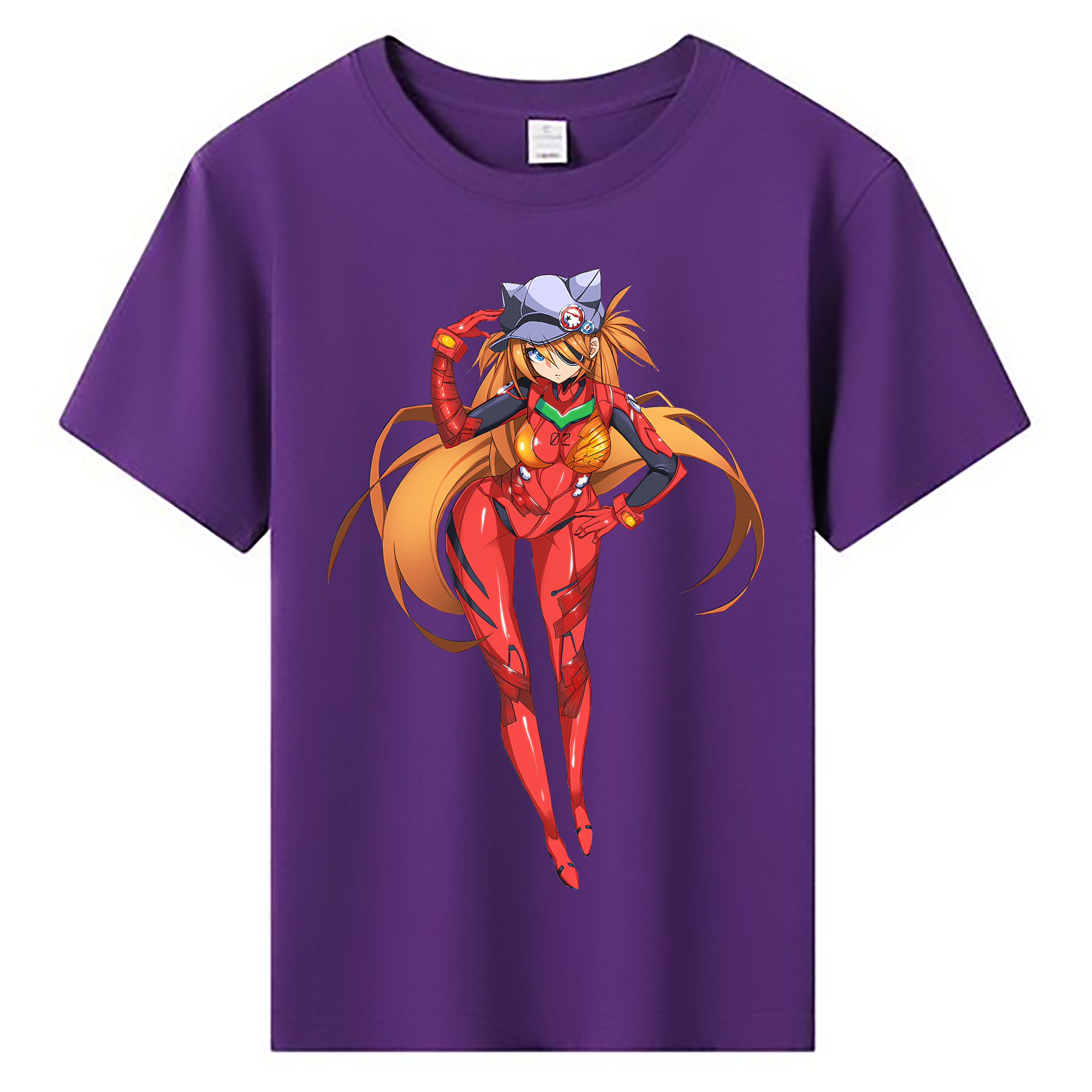 （画像用） EVA 新世紀エヴァンゲリオン 綿100％キッズTシャツ（フロントプリント）