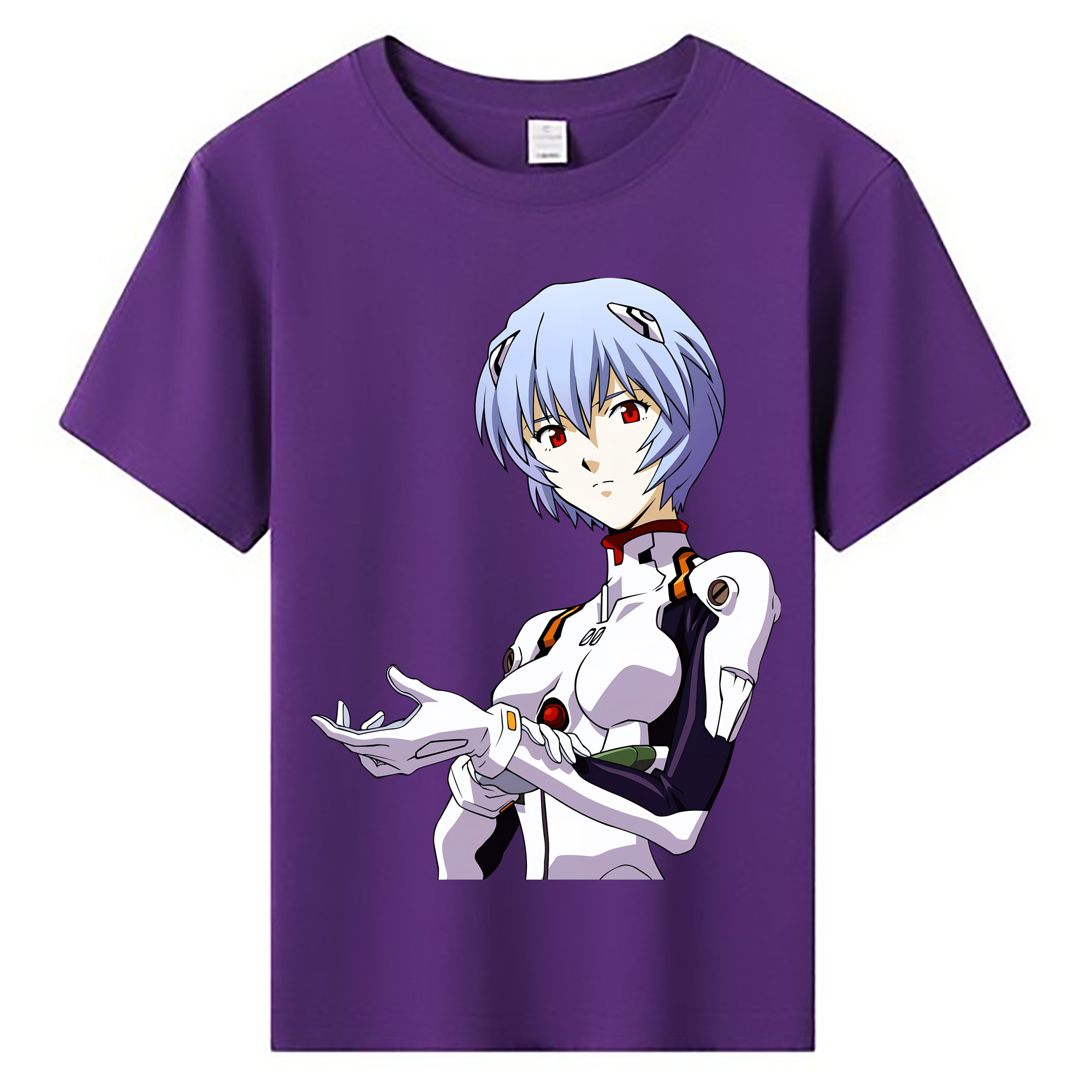 （画像用） EVA 新世紀エヴァンゲリオン 綿100％キッズTシャツ（フロントプリント）