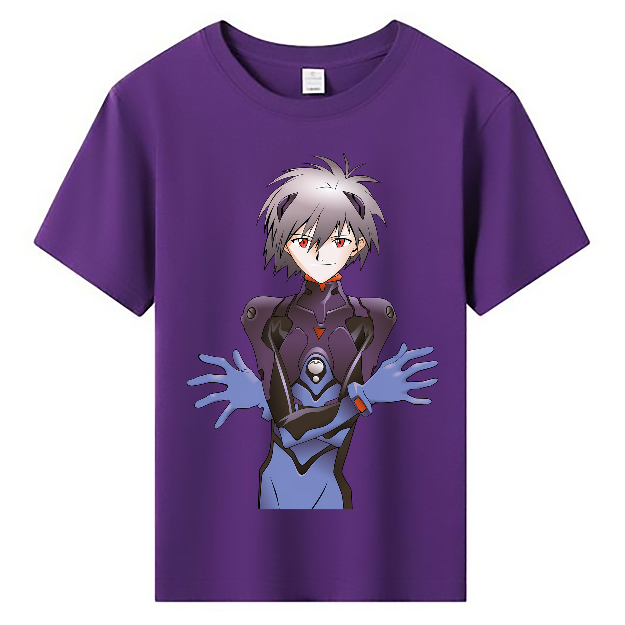 （画像用） EVA 新世紀エヴァンゲリオン 綿100％キッズTシャツ（フロントプリント）