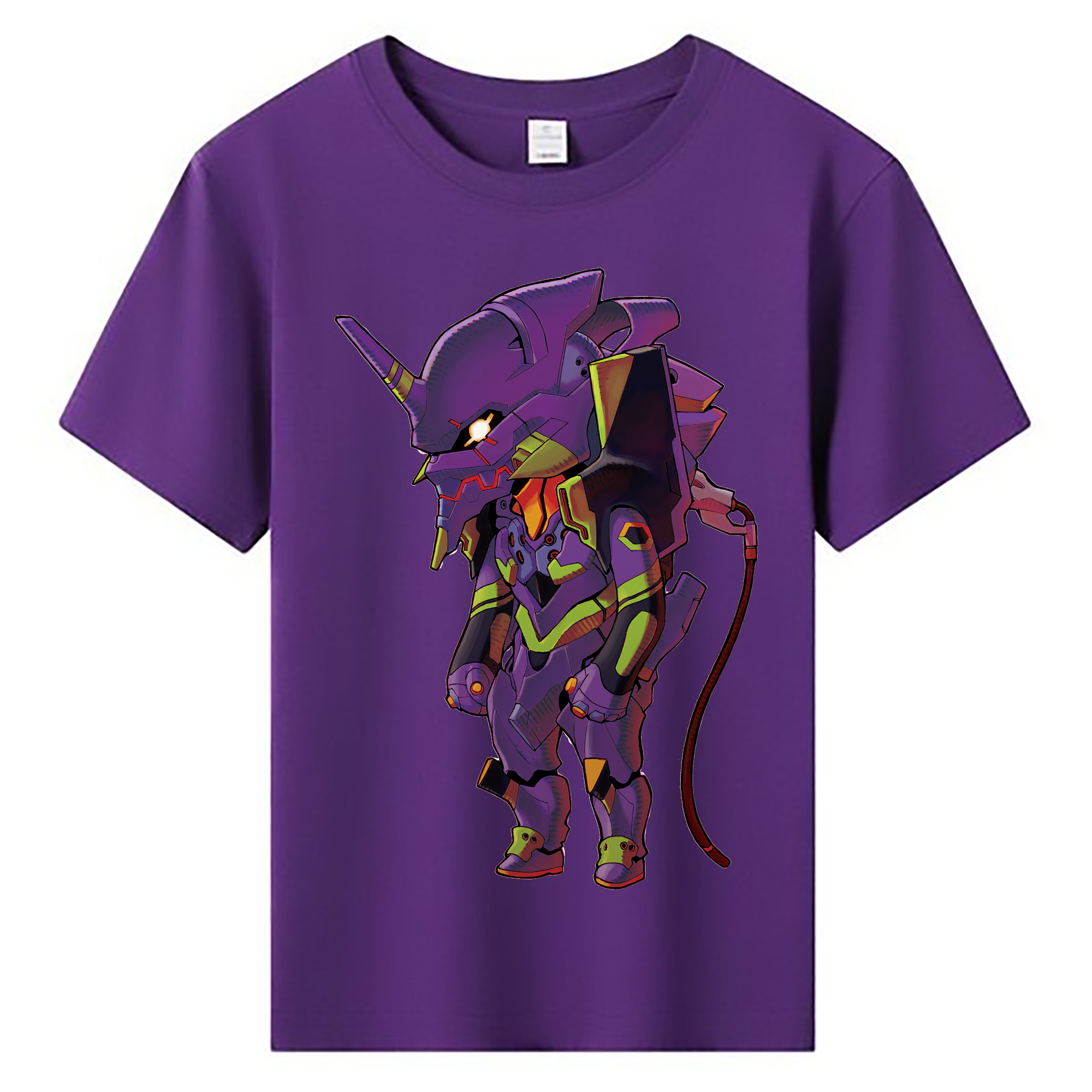 （画像用） EVA 新世紀エヴァンゲリオン 綿100％キッズTシャツ（フロントプリント）