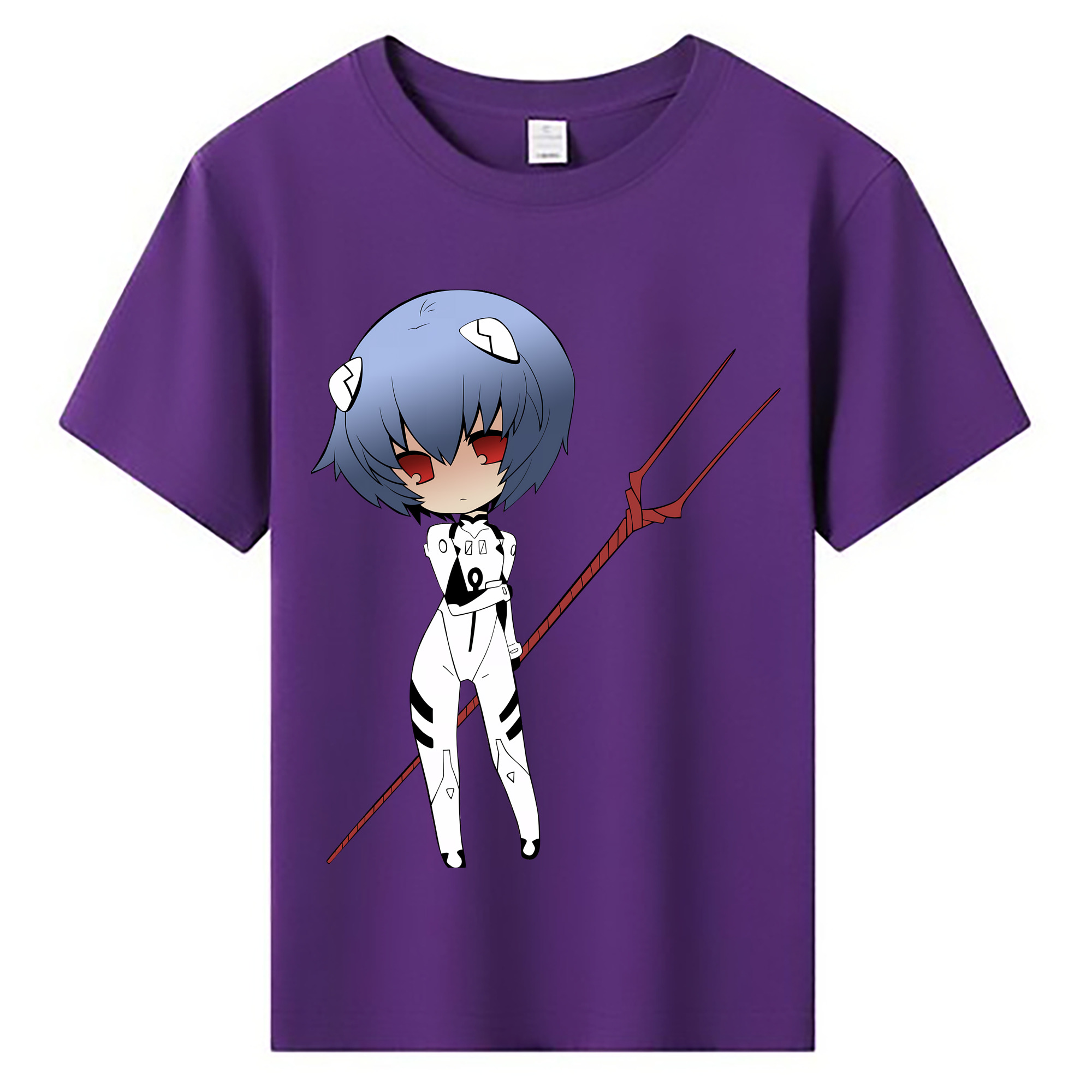 （画像用） EVA 新世紀エヴァンゲリオン 綿100％キッズTシャツ（フロントプリント）