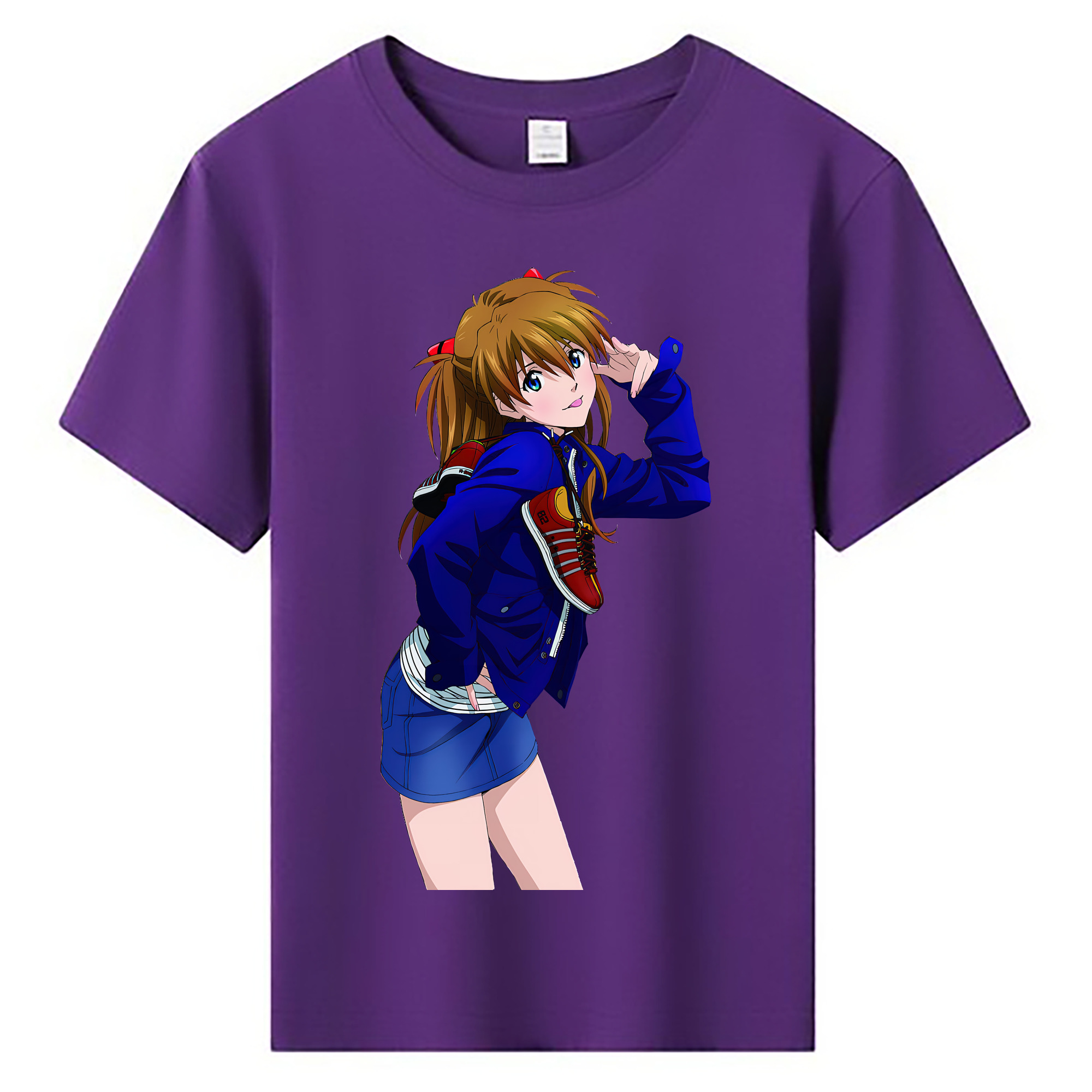 （画像用） EVA 新世紀エヴァンゲリオン 綿100％キッズTシャツ（フロントプリント）
