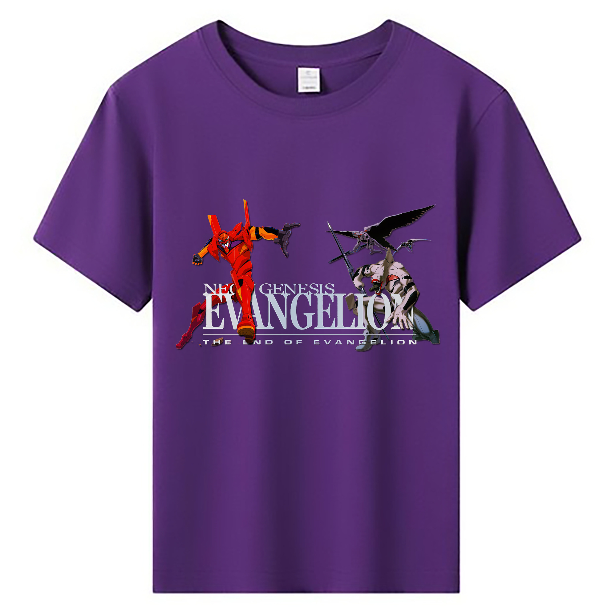 （画像用） EVA 新世紀エヴァンゲリオン 綿100％キッズTシャツ（フロントプリント）