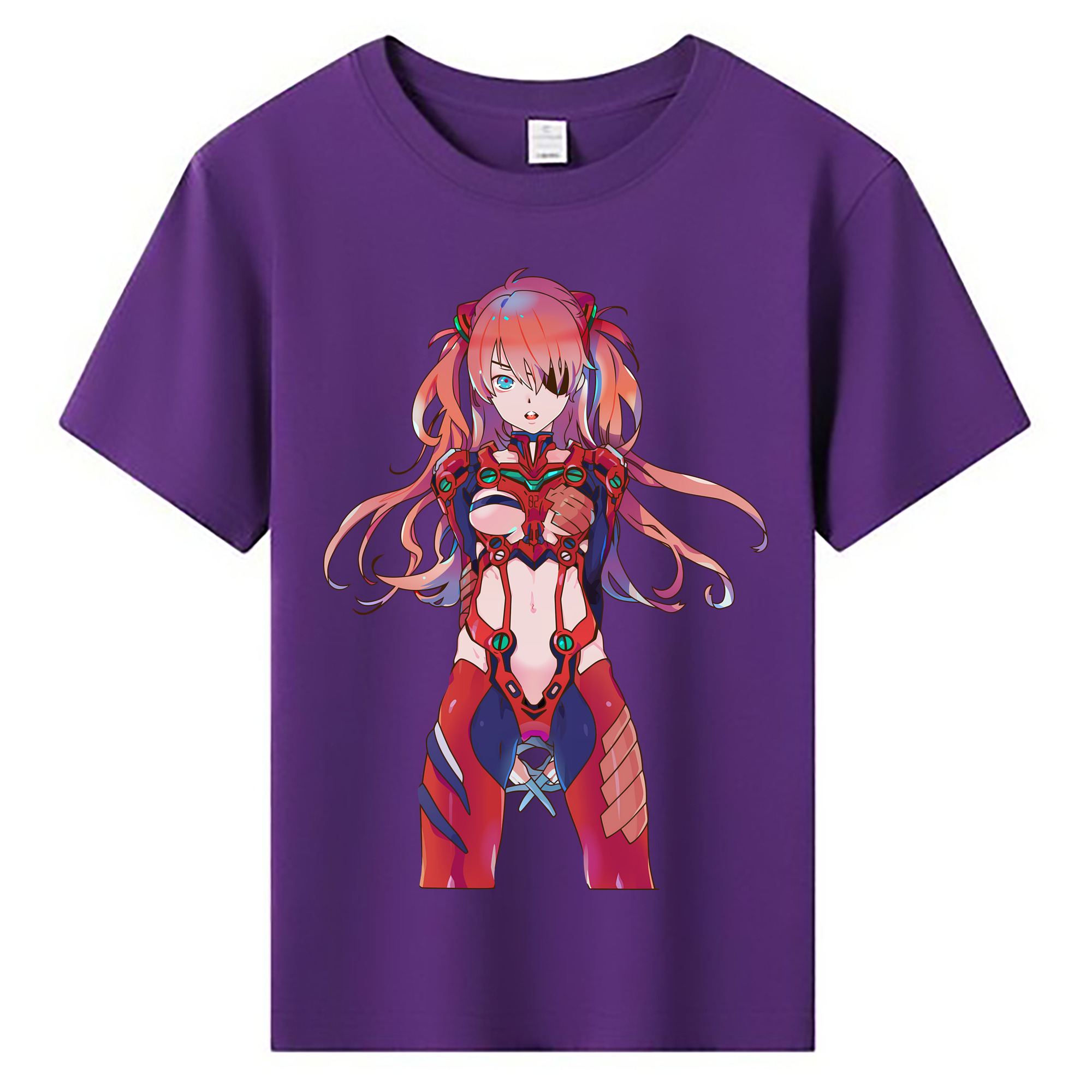 （画像用） EVA 新世紀エヴァンゲリオン 綿100％キッズTシャツ（フロントプリント）