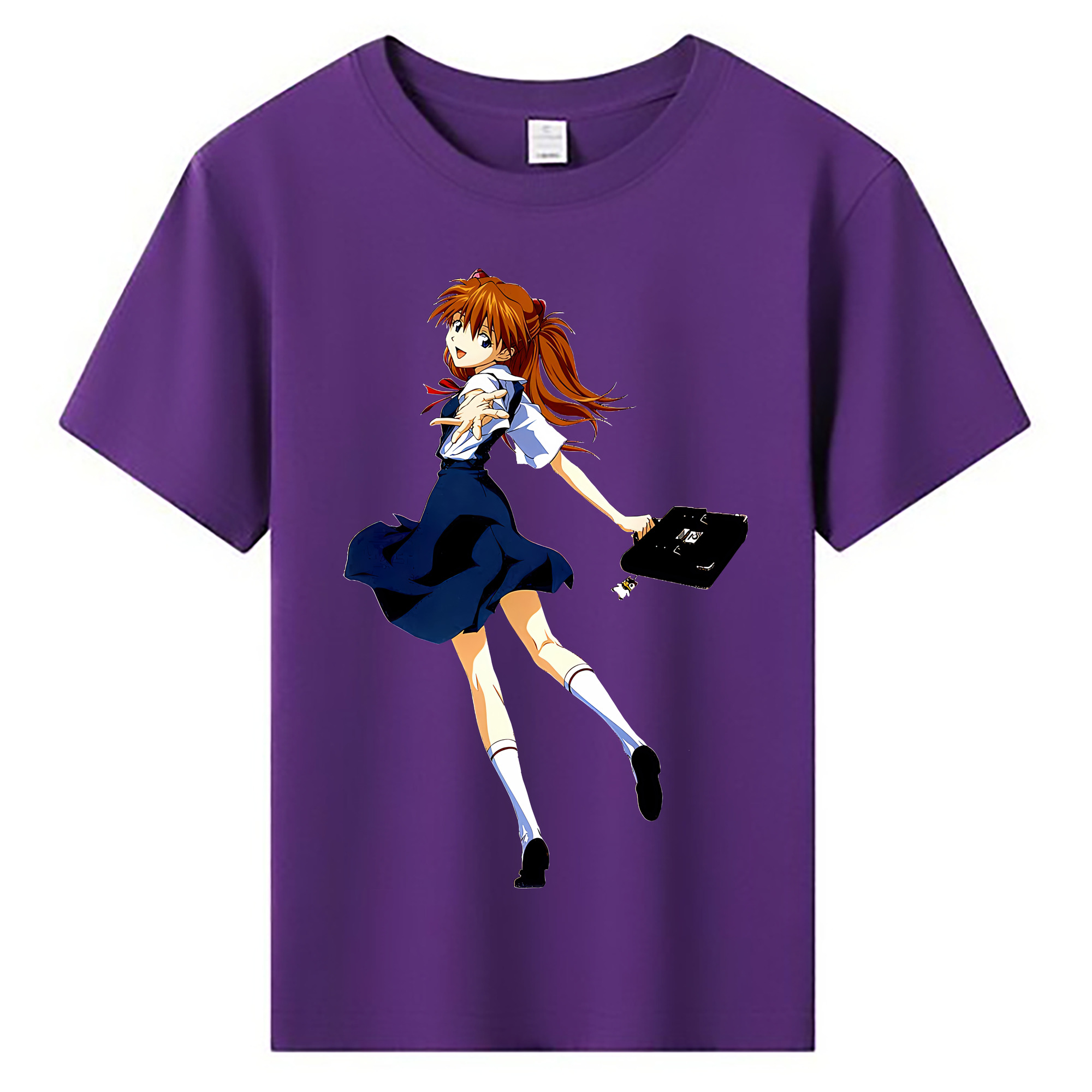 （画像用） EVA 新世紀エヴァンゲリオン 綿100％キッズTシャツ（フロントプリント）