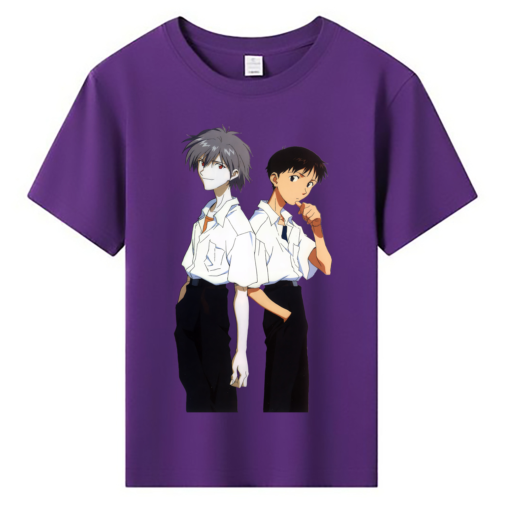 （画像用） EVA 新世紀エヴァンゲリオン 綿100％キッズTシャツ（フロントプリント）