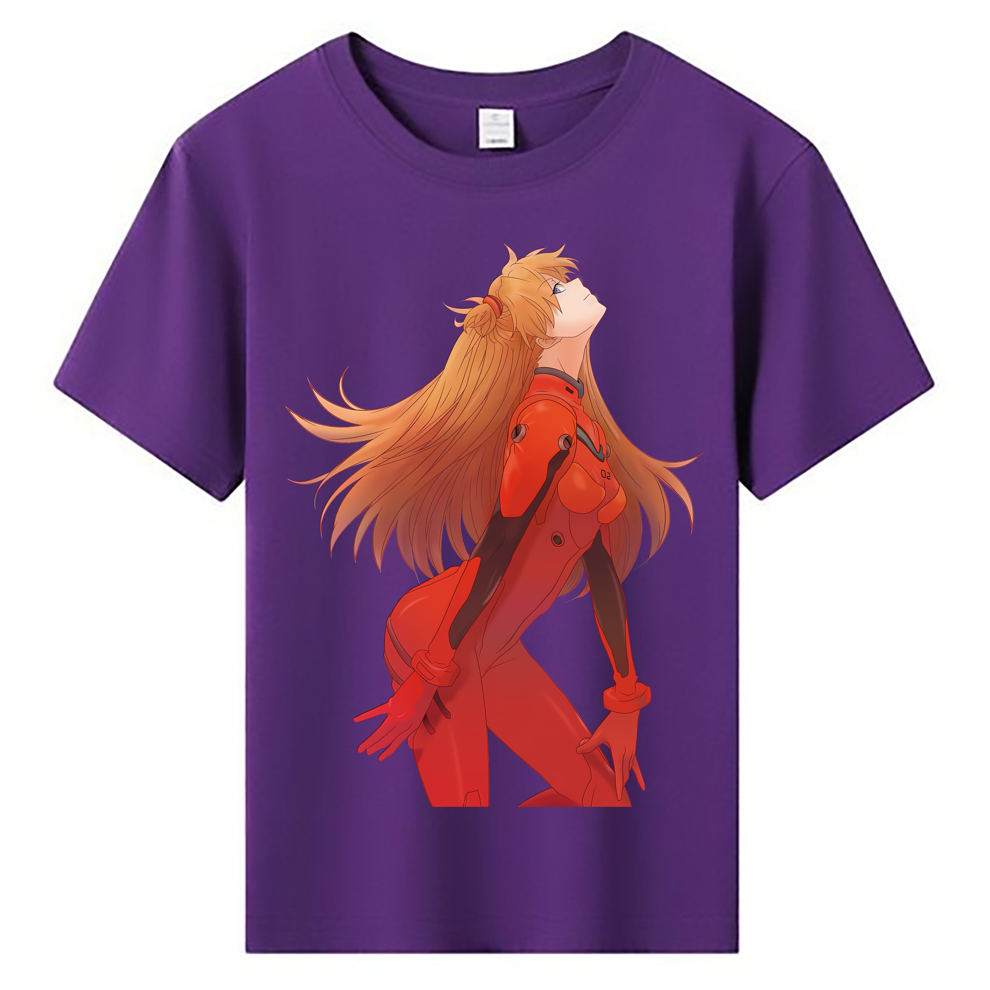 （画像用） EVA 新世紀エヴァンゲリオン 綿100％キッズTシャツ（フロントプリント）