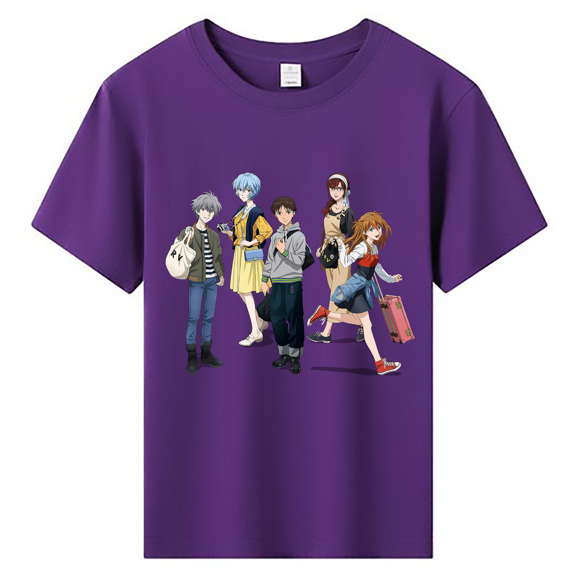 （画像用） EVA 新世紀エヴァンゲリオン 綿100％キッズTシャツ（フロントプリント）