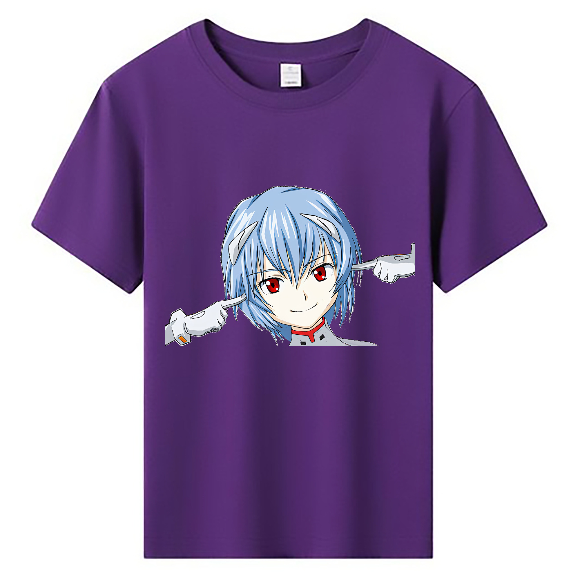 （画像用） EVA 新世紀エヴァンゲリオン 綿100％キッズTシャツ（フロントプリント）