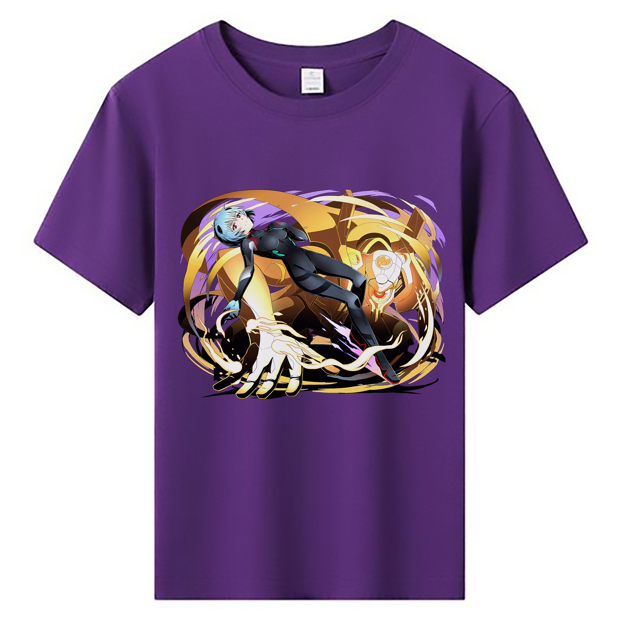 （画像用） EVA 新世紀エヴァンゲリオン 綿100％キッズTシャツ（フロントプリント）