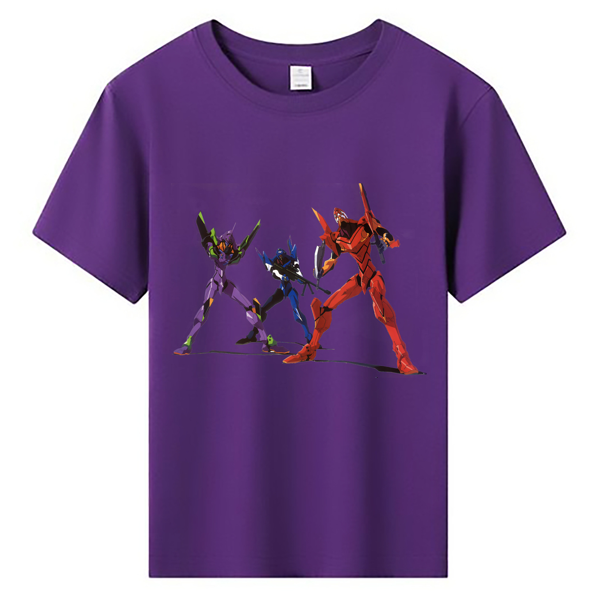 （画像用） EVA 新世紀エヴァンゲリオン 綿100％キッズTシャツ（フロントプリント）