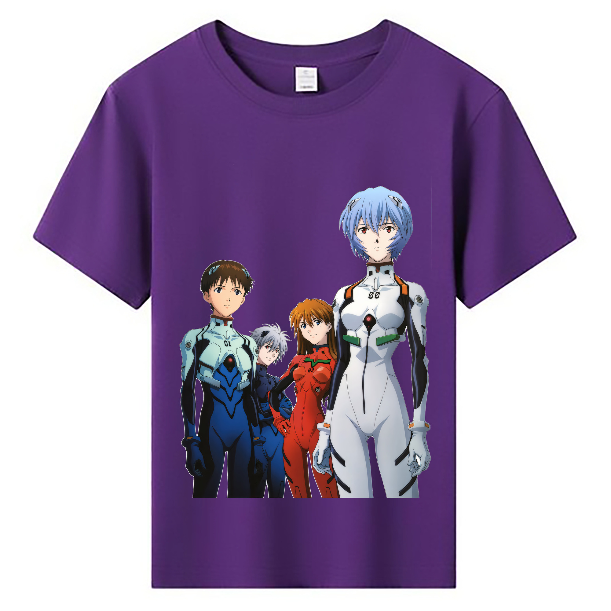 （画像用） EVA 新世紀エヴァンゲリオン 綿100％キッズTシャツ（フロントプリント）