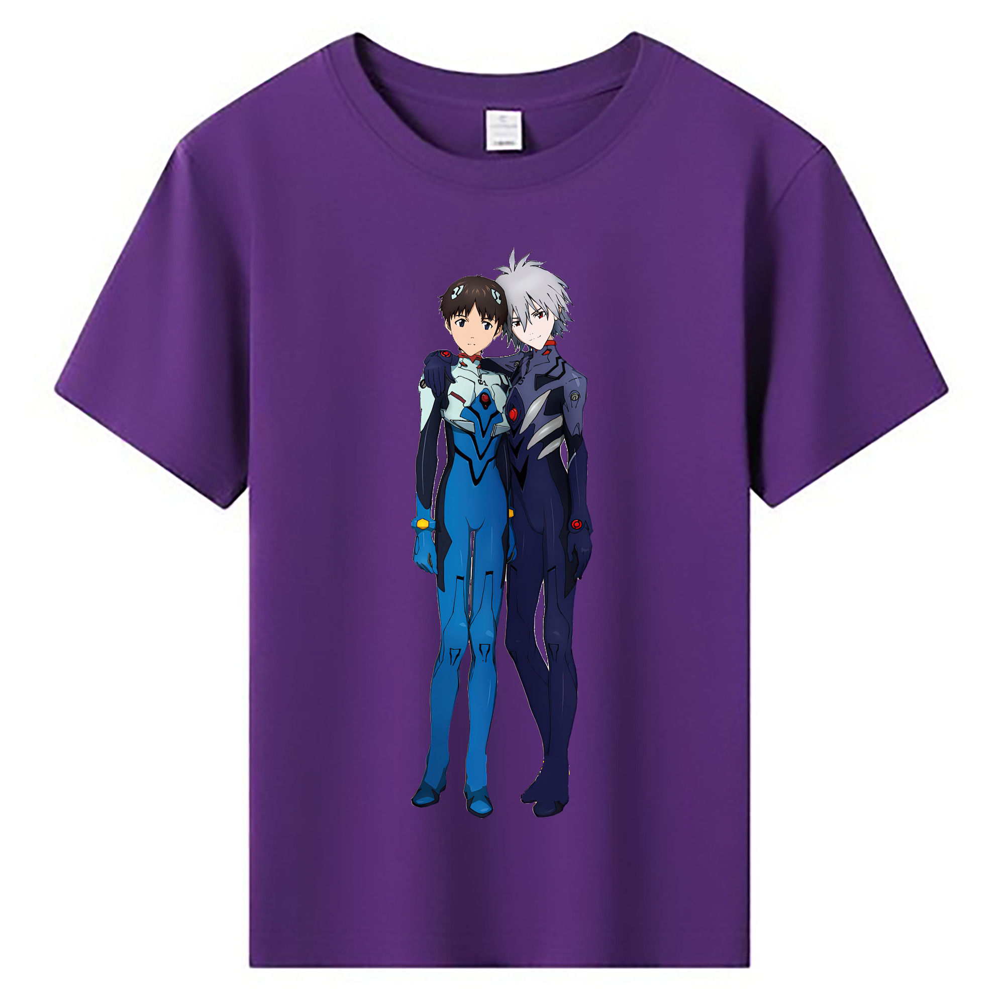 （画像用） EVA 新世紀エヴァンゲリオン 綿100％キッズTシャツ（フロントプリント）