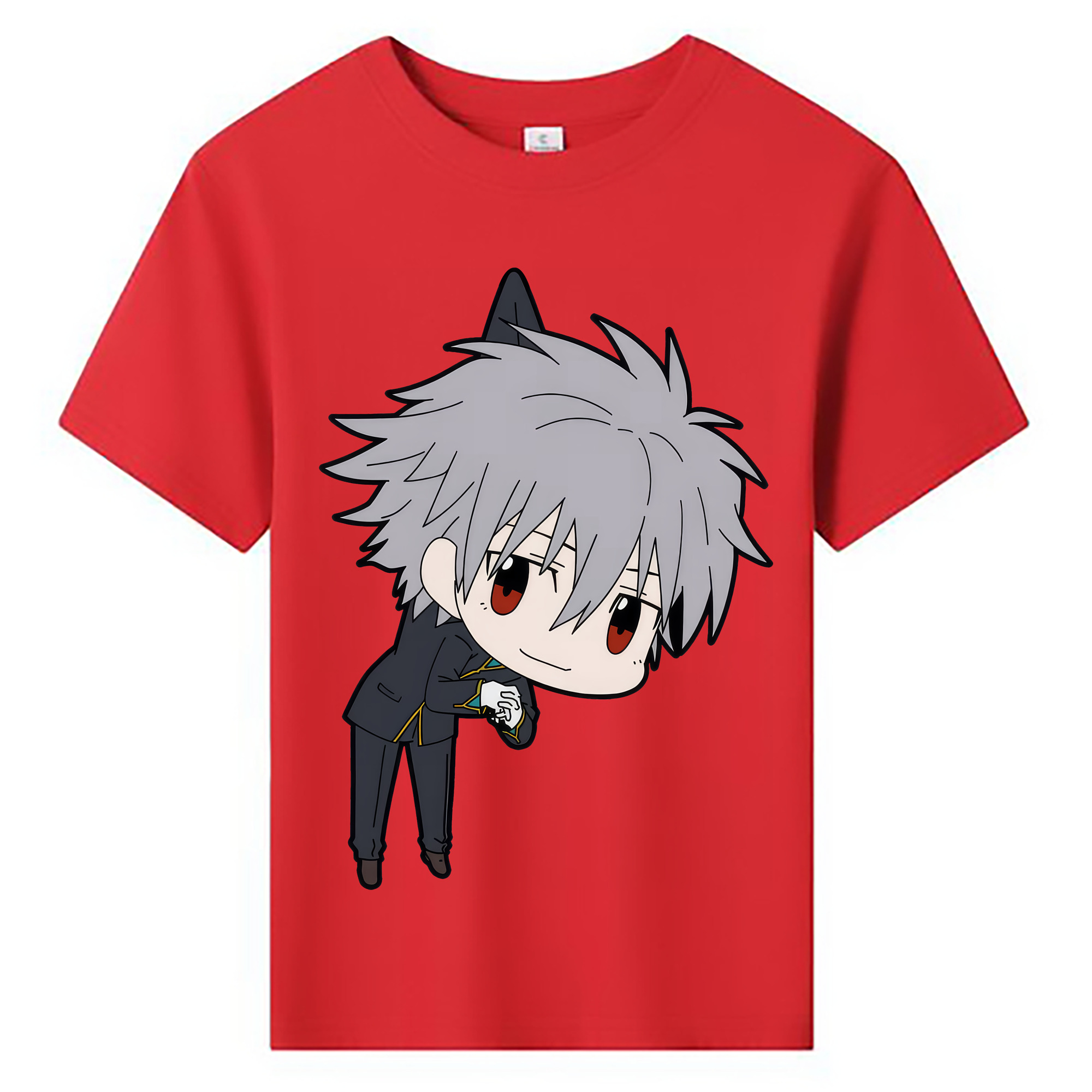 （画像用） EVA 新世紀エヴァンゲリオン 綿100％キッズTシャツ（フロントプリント）