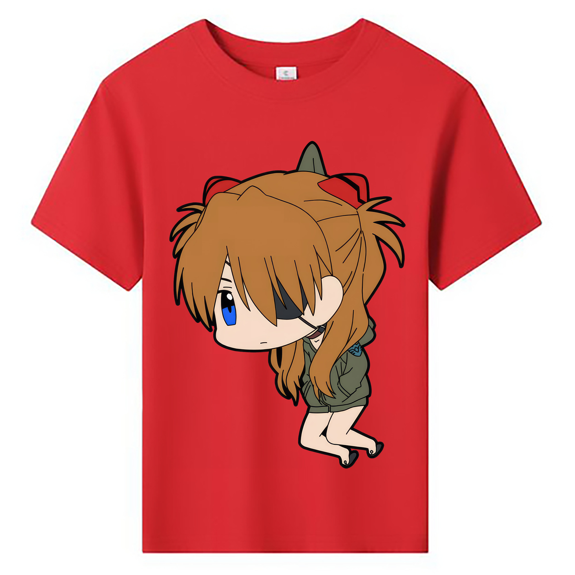 （画像用） EVA 新世紀エヴァンゲリオン 綿100％キッズTシャツ（フロントプリント）