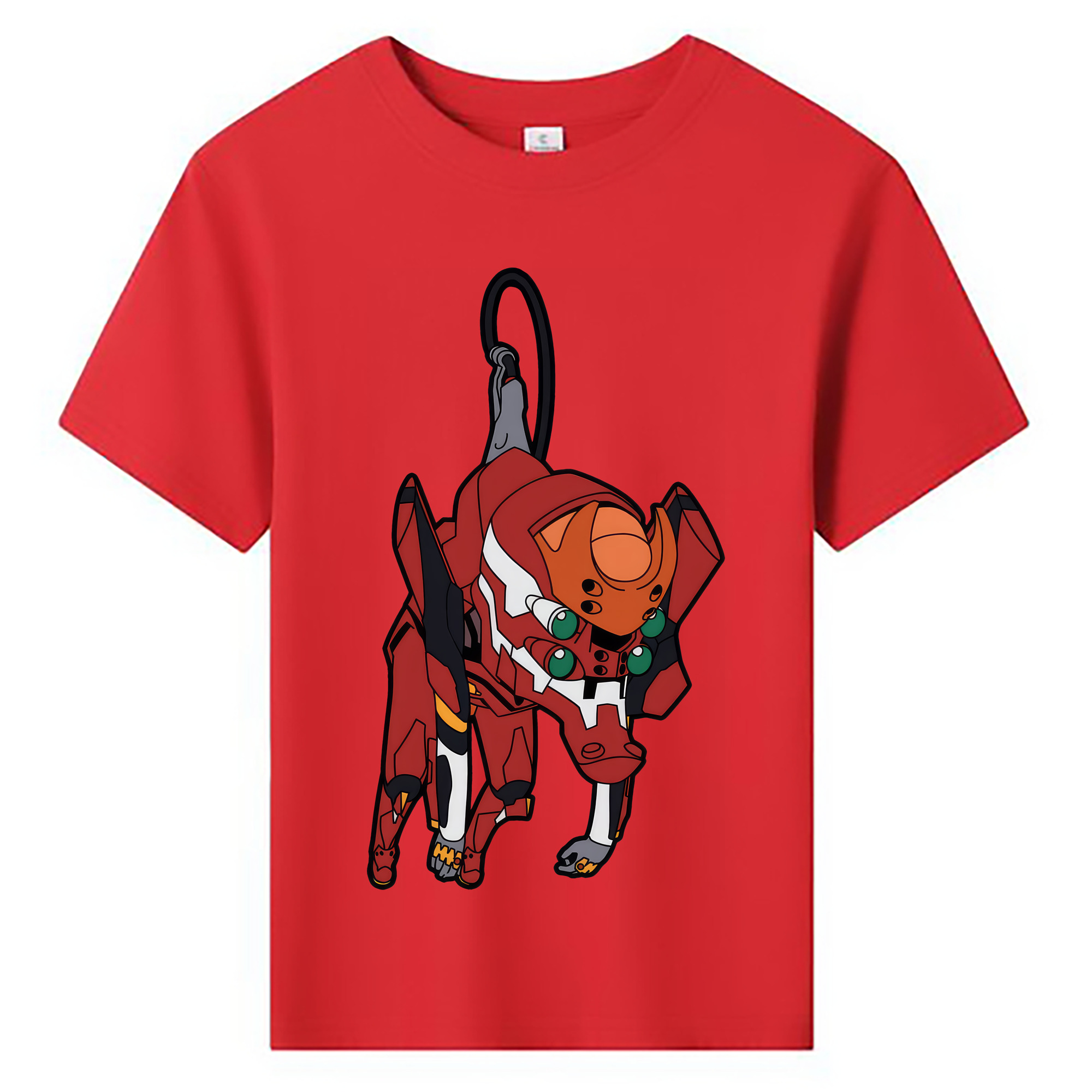 （画像用） EVA 新世紀エヴァンゲリオン 綿100％キッズTシャツ（フロントプリント）