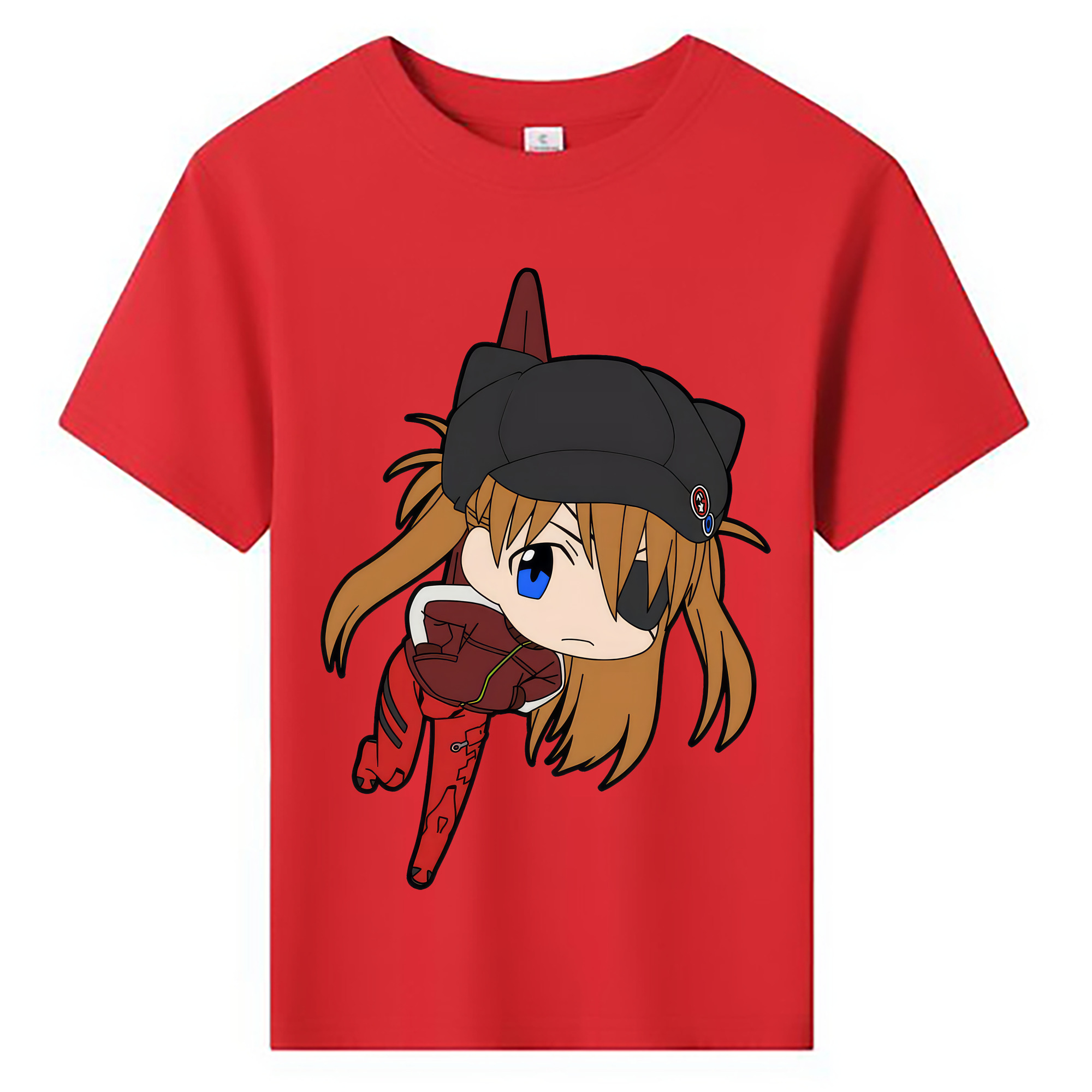 （画像用） EVA 新世紀エヴァンゲリオン 綿100％キッズTシャツ（フロントプリント）