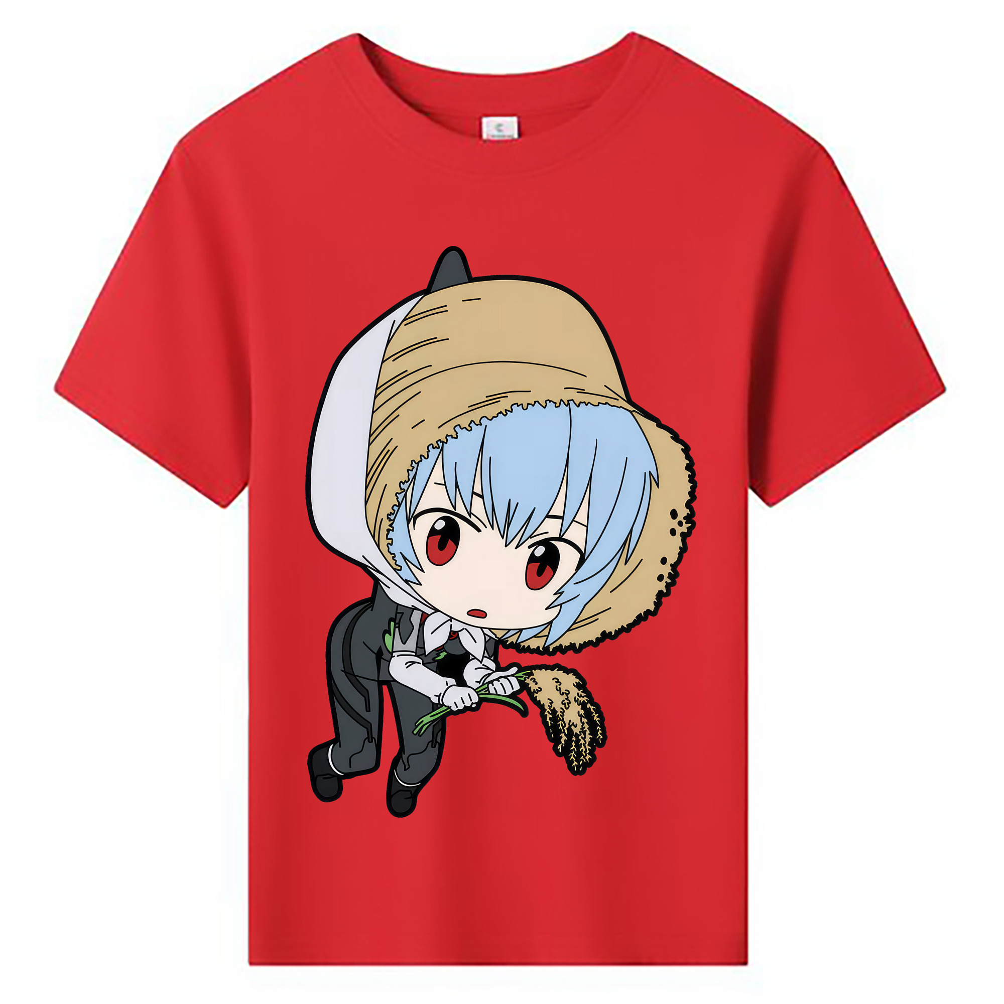 （画像用） EVA 新世紀エヴァンゲリオン 綿100％キッズTシャツ（フロントプリント）