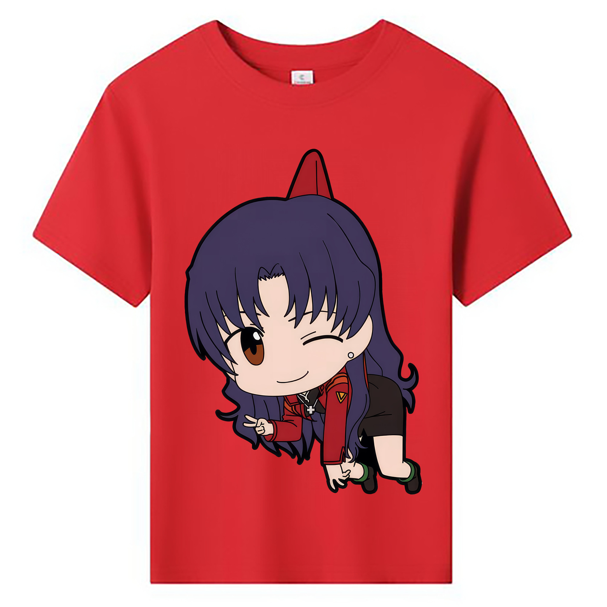 （画像用） EVA 新世紀エヴァンゲリオン 綿100％キッズTシャツ（フロントプリント）