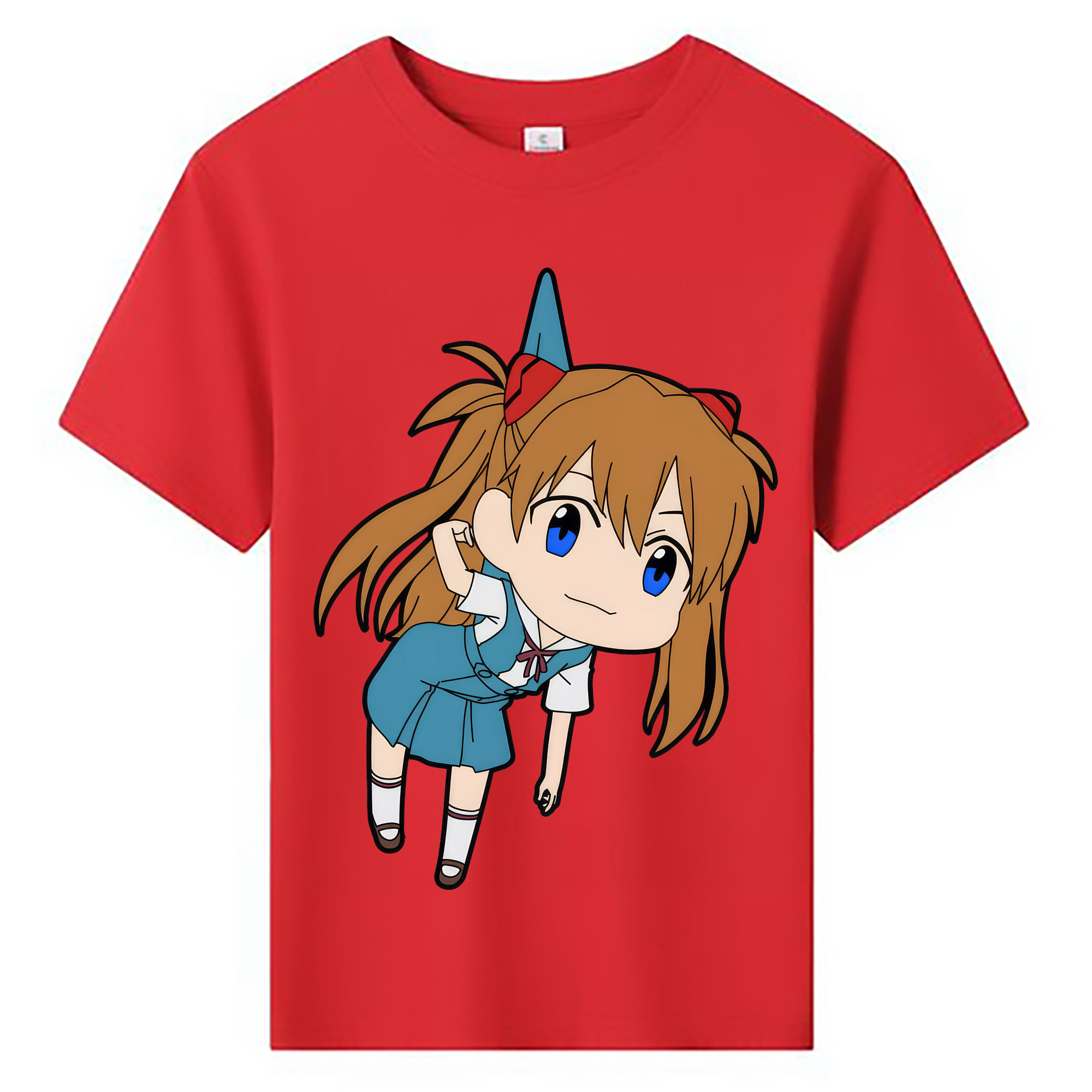 （画像用） EVA 新世紀エヴァンゲリオン 綿100％キッズTシャツ（フロントプリント）