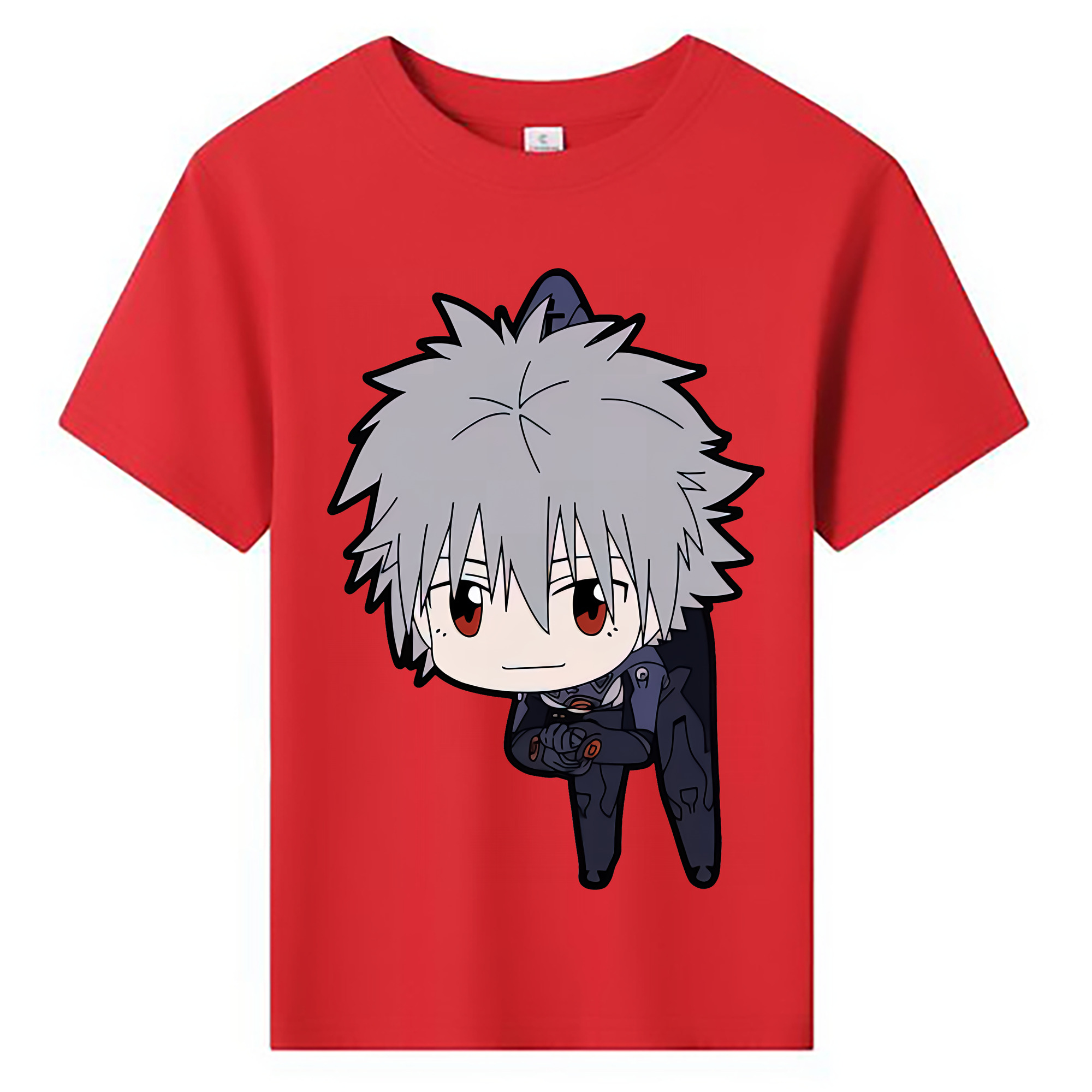 （画像用） EVA 新世紀エヴァンゲリオン 綿100％キッズTシャツ（フロントプリント）