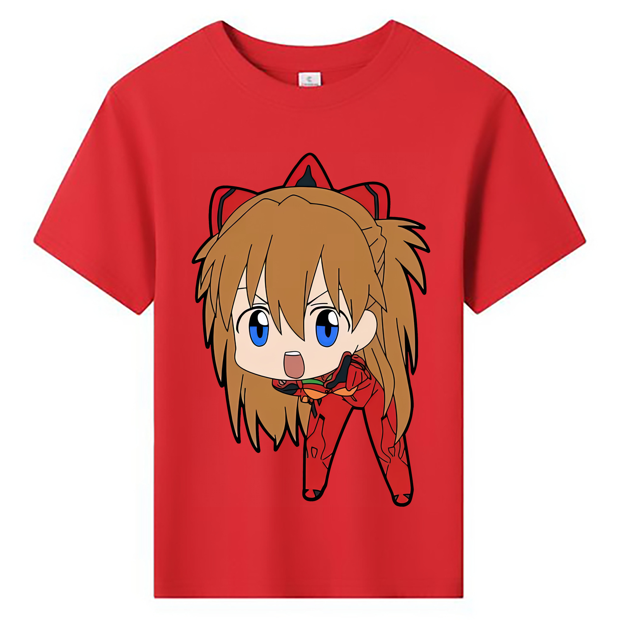 （画像用） EVA 新世紀エヴァンゲリオン 綿100％キッズTシャツ（フロントプリント）