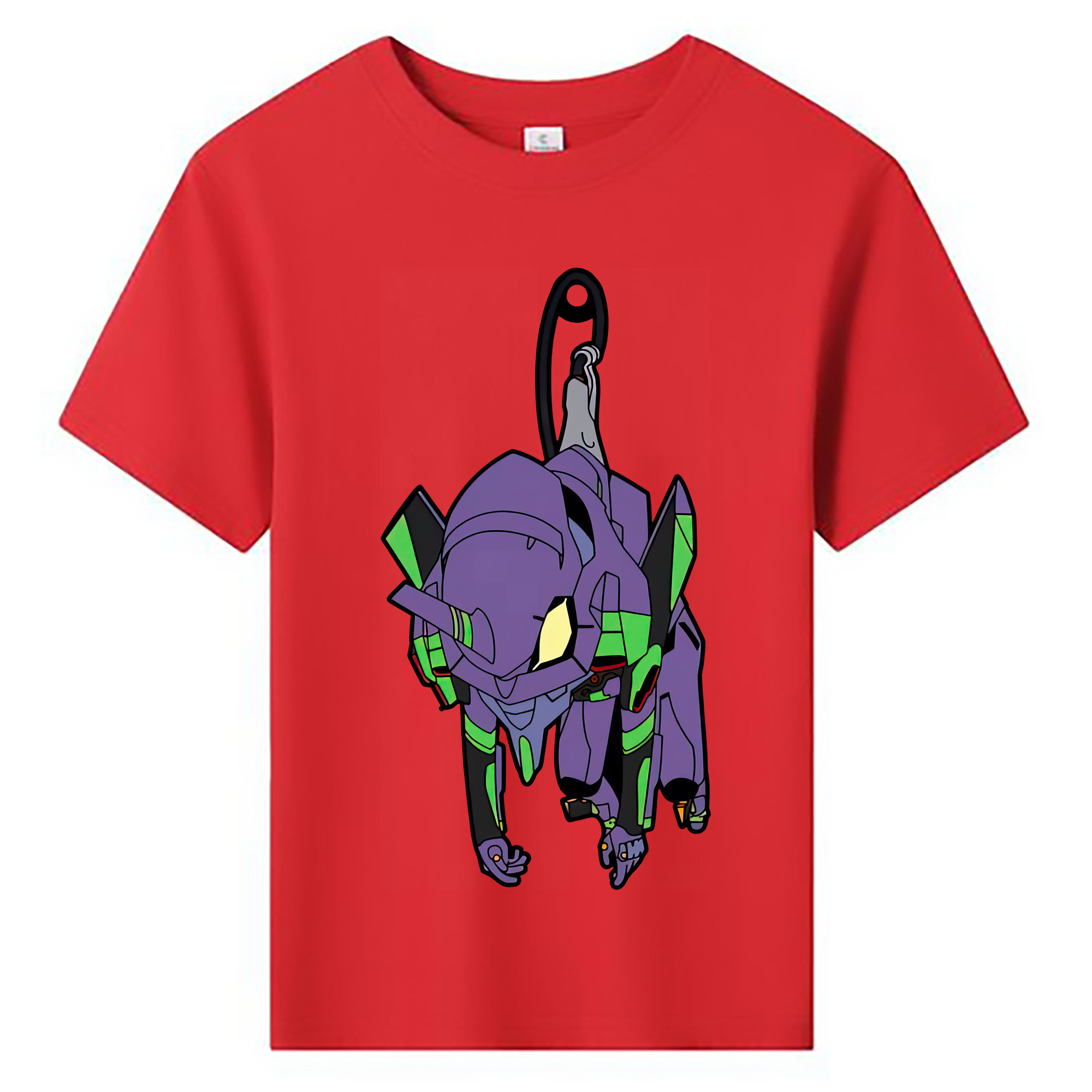 （画像用） EVA 新世紀エヴァンゲリオン 綿100％キッズTシャツ（フロントプリント）
