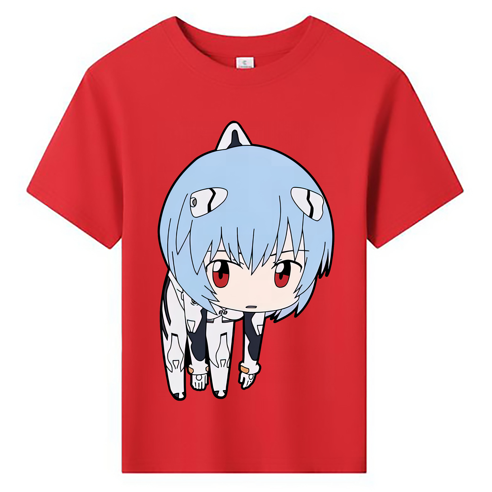 （画像用） EVA 新世紀エヴァンゲリオン 綿100％キッズTシャツ（フロントプリント）