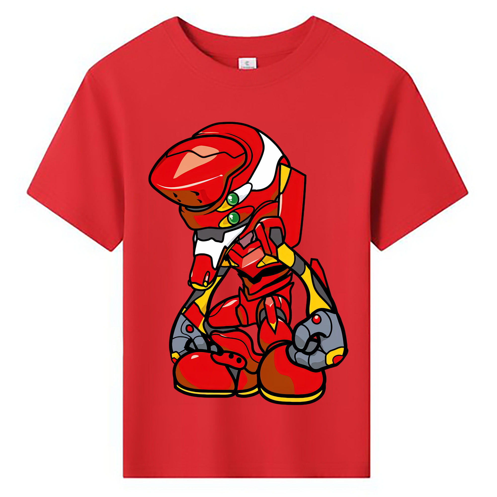 （画像用） EVA 新世紀エヴァンゲリオン 綿100％キッズTシャツ（フロントプリント）