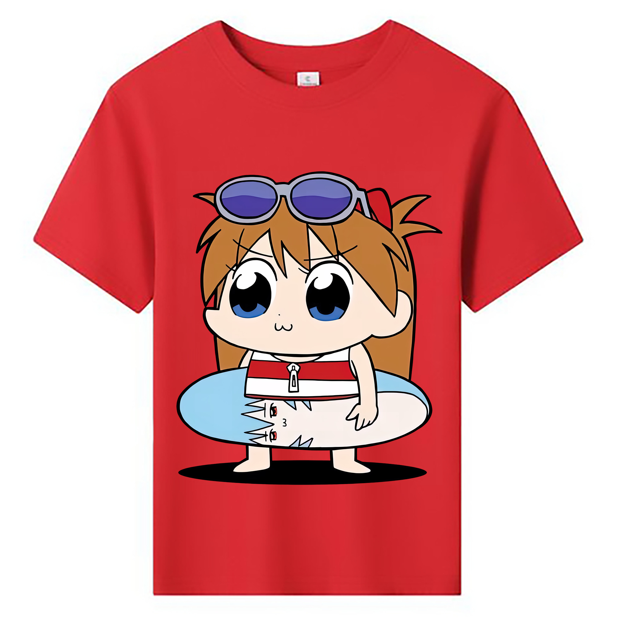 （画像用） EVA 新世紀エヴァンゲリオン 綿100％キッズTシャツ（フロントプリント）