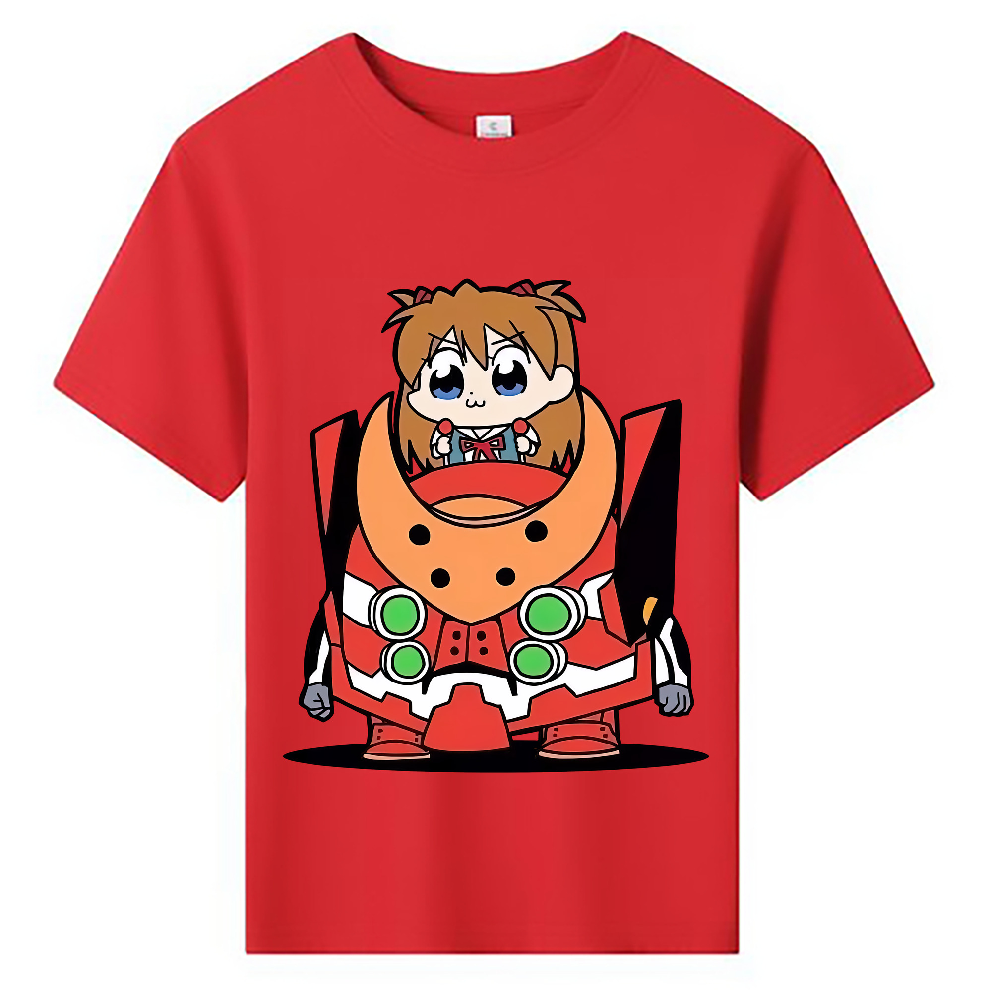 （画像用） EVA 新世紀エヴァンゲリオン 綿100％キッズTシャツ（フロントプリント）