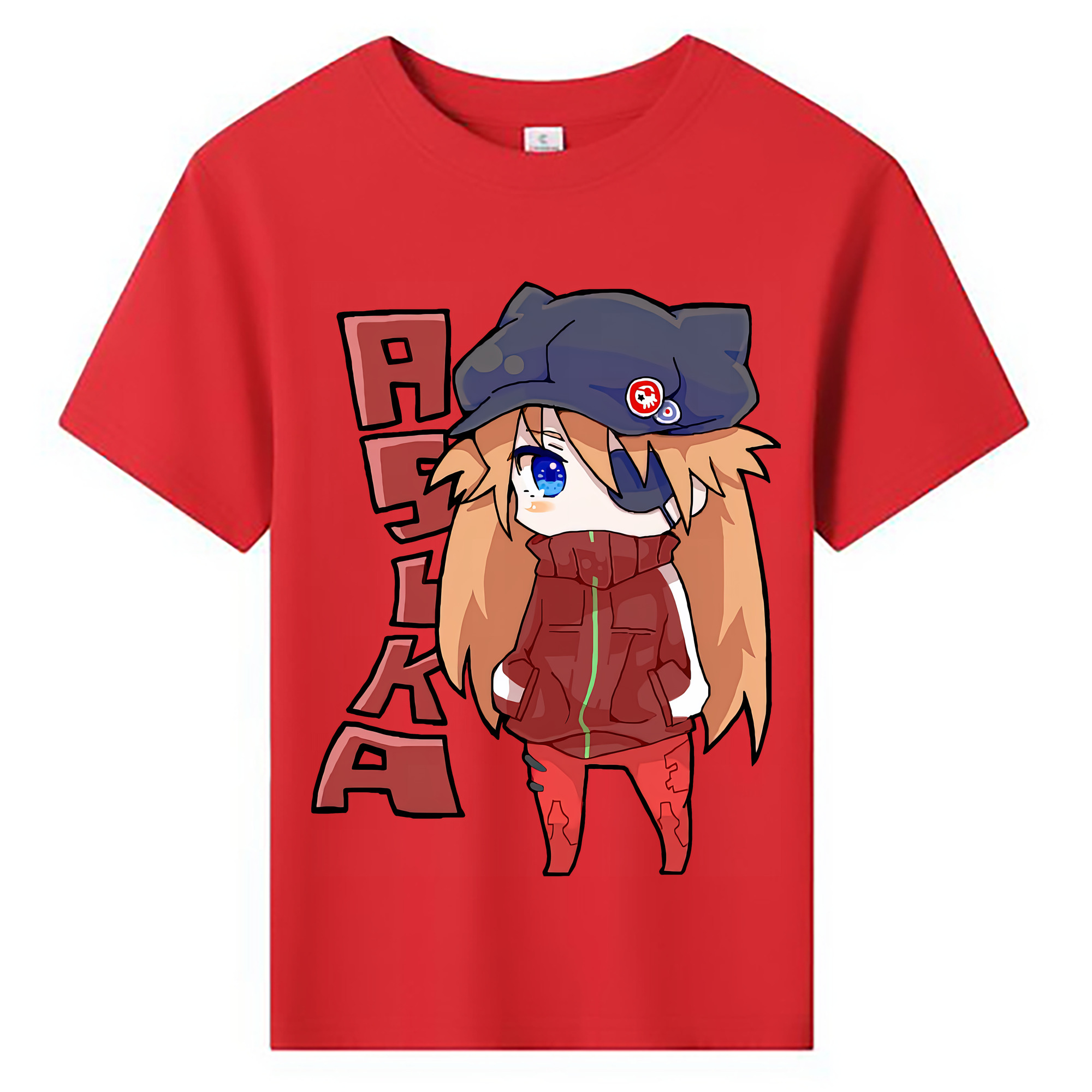 （画像用） EVA 新世紀エヴァンゲリオン 綿100％キッズTシャツ（フロントプリント）