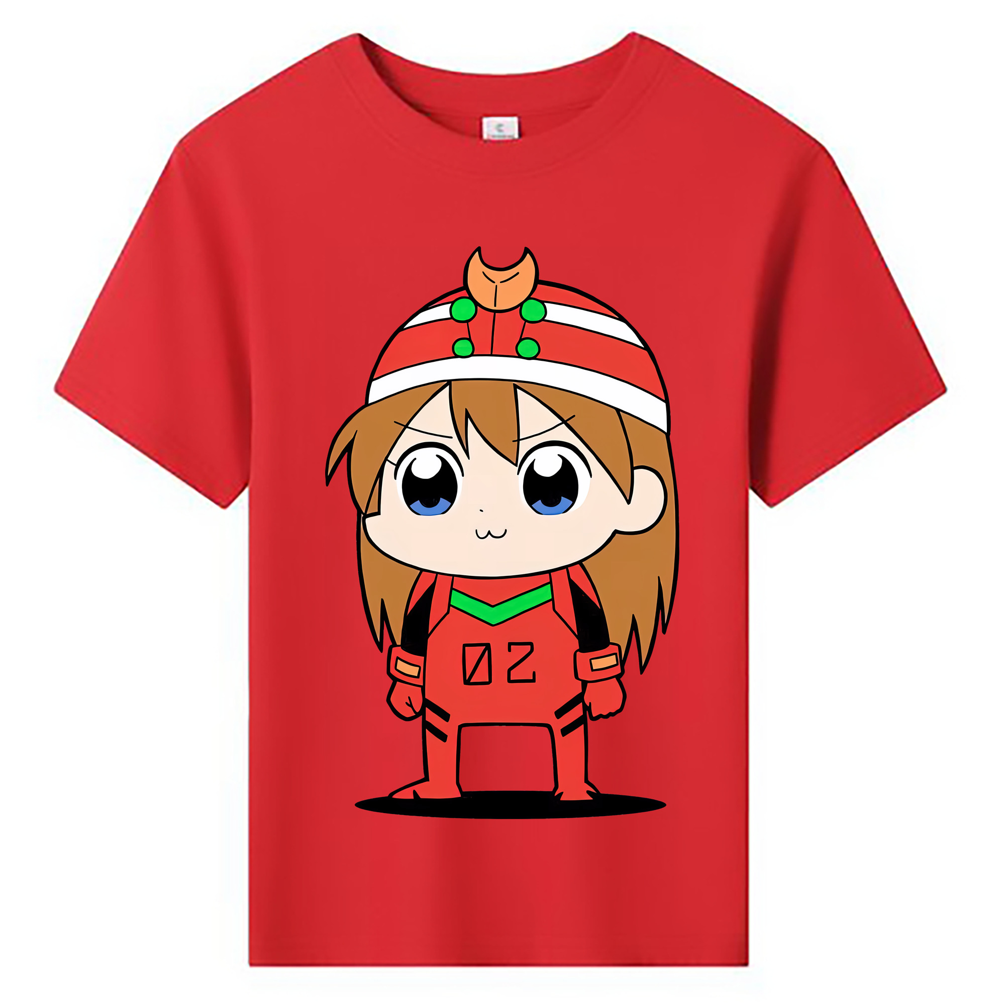 （画像用） EVA 新世紀エヴァンゲリオン 綿100％キッズTシャツ（フロントプリント）