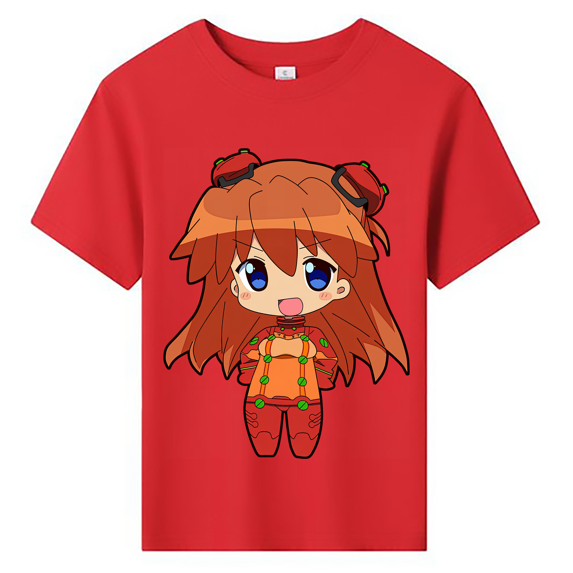 （画像用） EVA 新世紀エヴァンゲリオン 綿100％キッズTシャツ（フロントプリント）