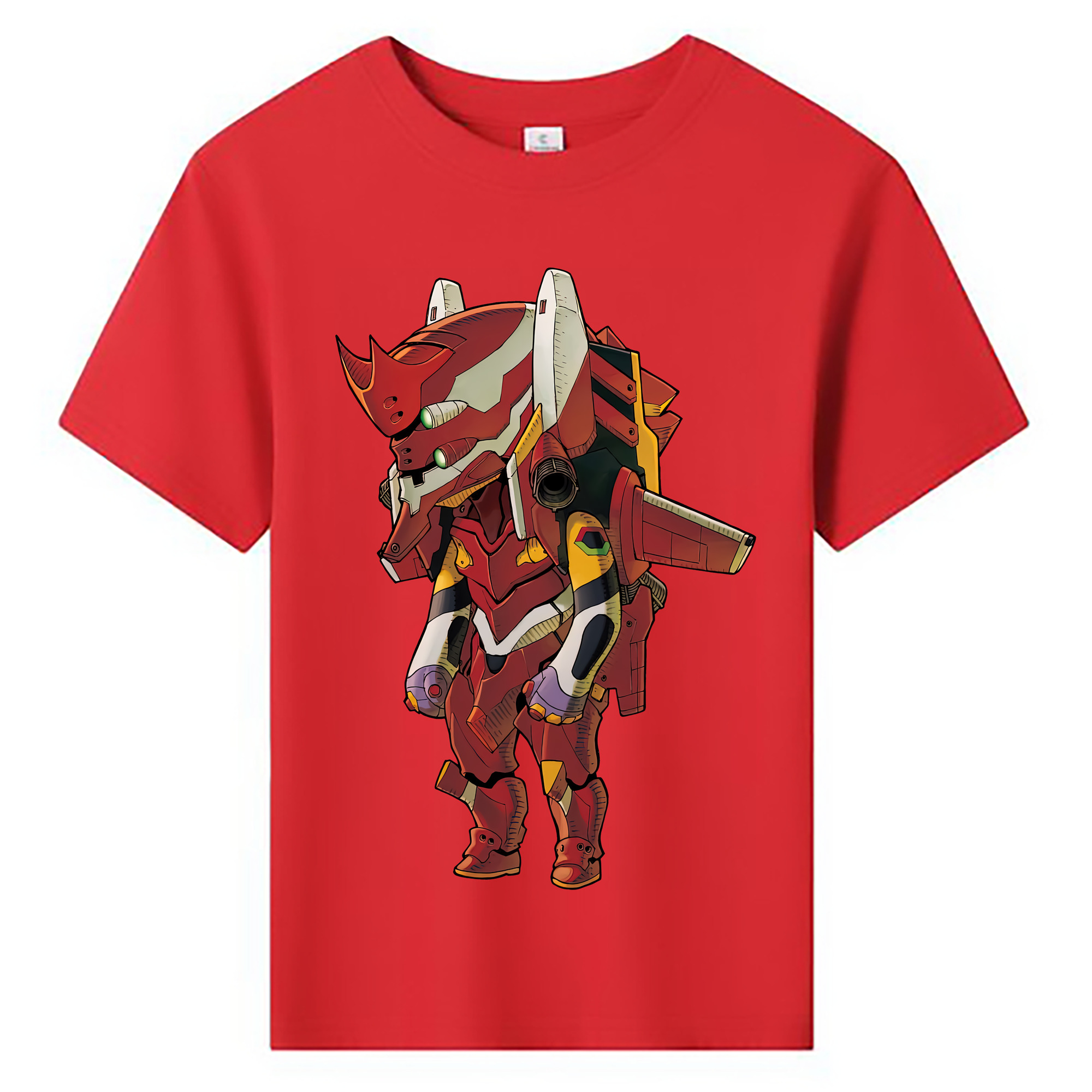 （画像用） EVA 新世紀エヴァンゲリオン 綿100％キッズTシャツ（フロントプリント）