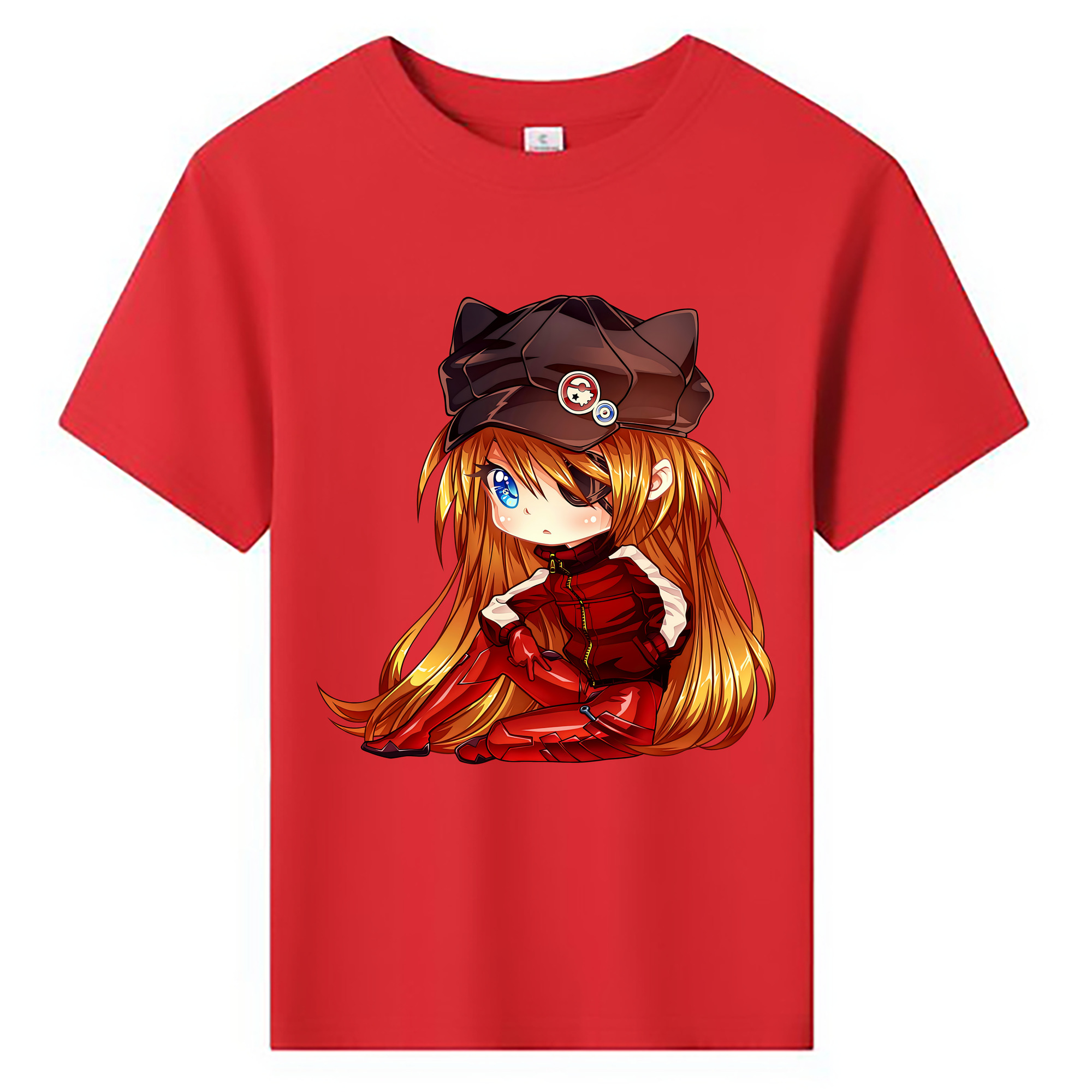 （画像用） EVA 新世紀エヴァンゲリオン 綿100％キッズTシャツ（フロントプリント）