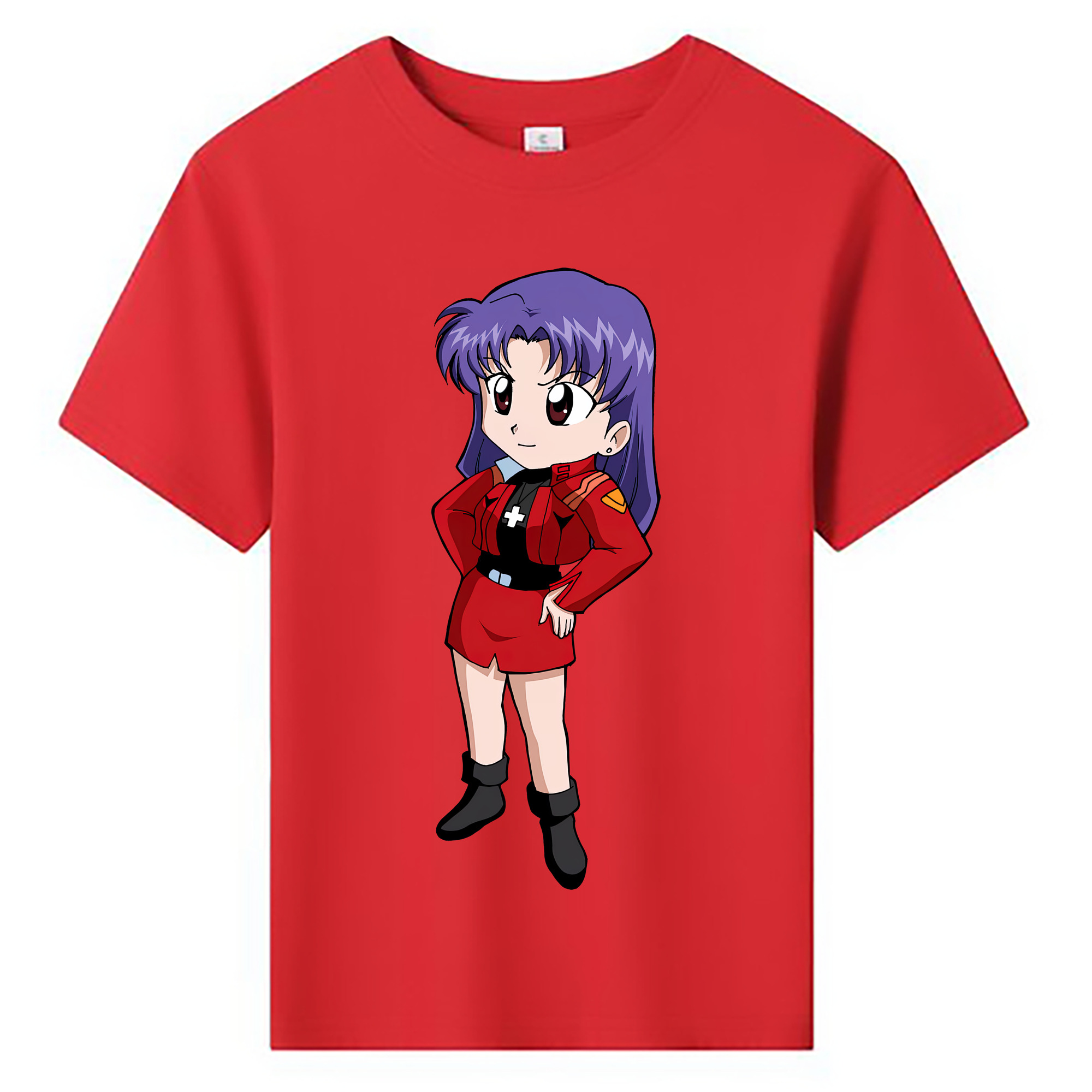 （画像用） EVA 新世紀エヴァンゲリオン 綿100％キッズTシャツ（フロントプリント）