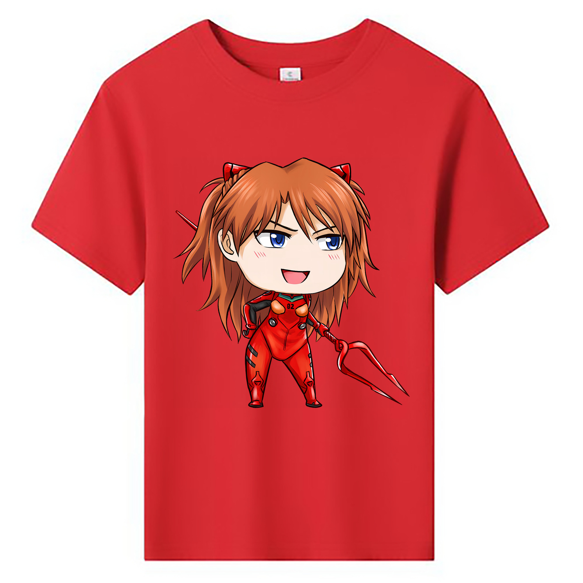 （画像用） EVA 新世紀エヴァンゲリオン 綿100％キッズTシャツ（フロントプリント）
