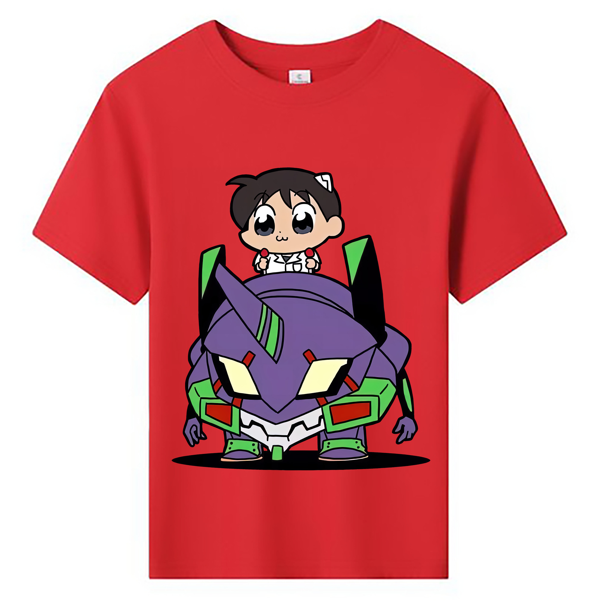 （画像用） EVA 新世紀エヴァンゲリオン 綿100％キッズTシャツ（フロントプリント）
