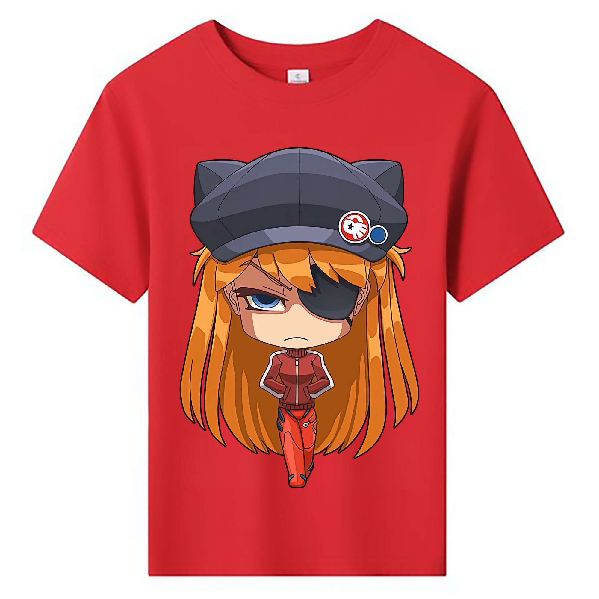 （画像用） EVA 新世紀エヴァンゲリオン 綿100％キッズTシャツ（フロントプリント）