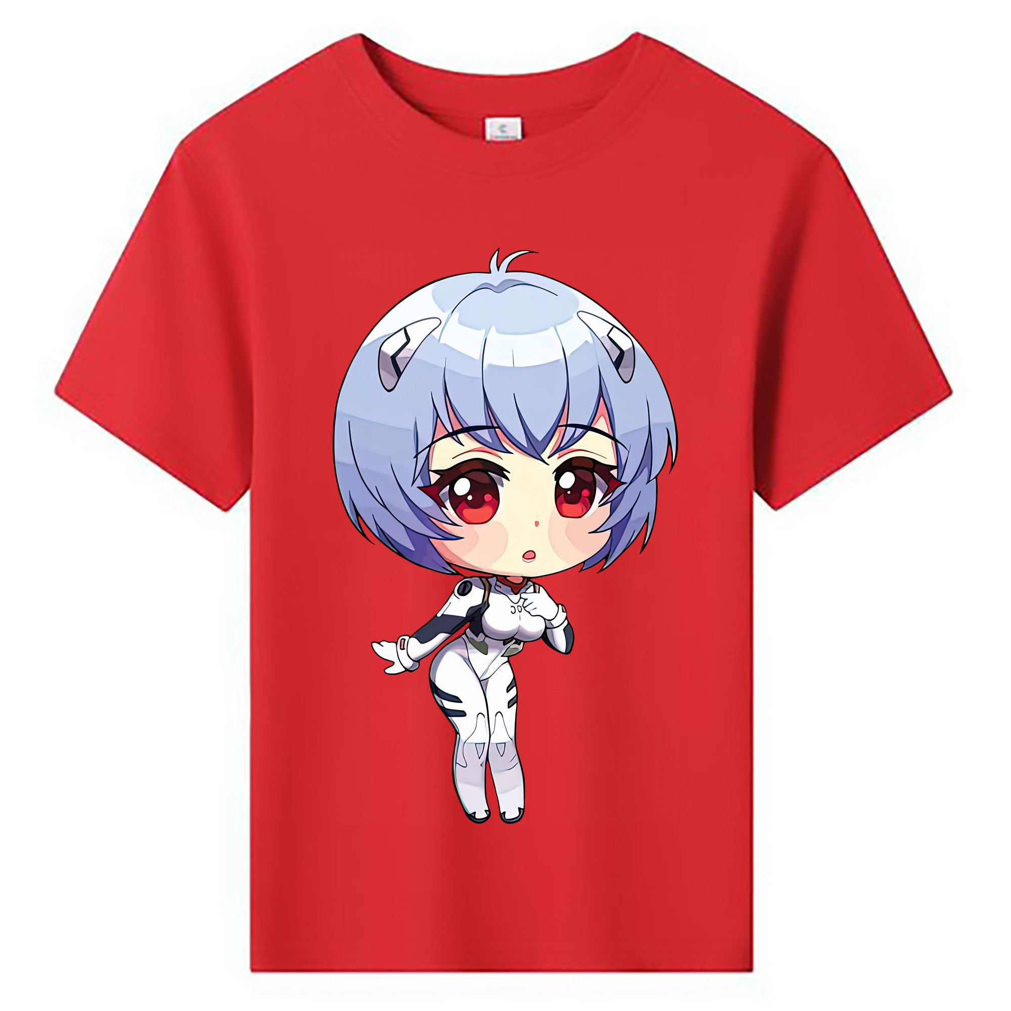 （画像用） EVA 新世紀エヴァンゲリオン 綿100％キッズTシャツ（フロントプリント）