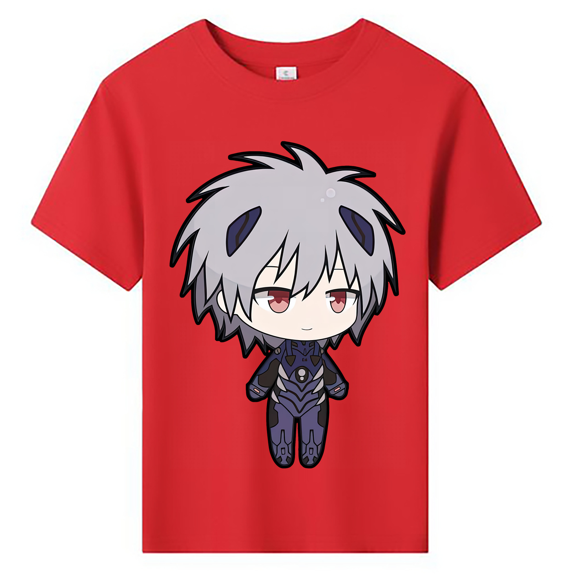 （画像用） EVA 新世紀エヴァンゲリオン 綿100％キッズTシャツ（フロントプリント）
