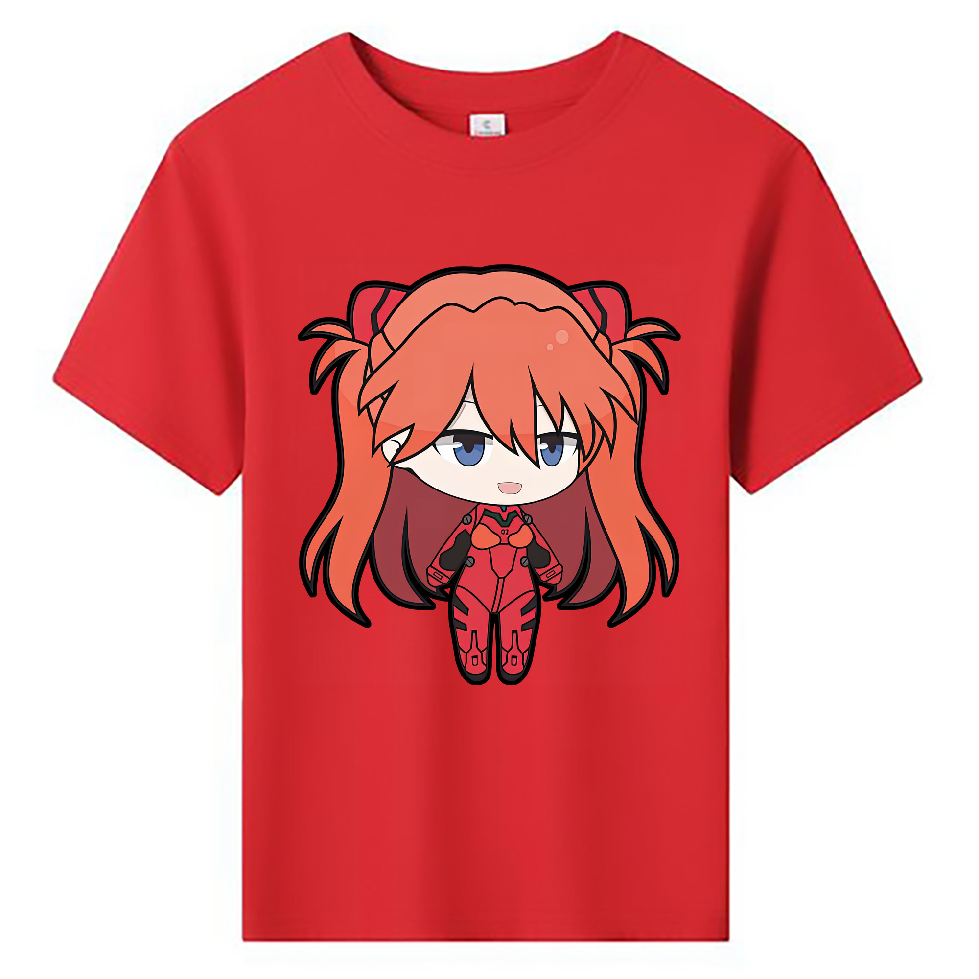 （画像用） EVA 新世紀エヴァンゲリオン 綿100％キッズTシャツ（フロントプリント）