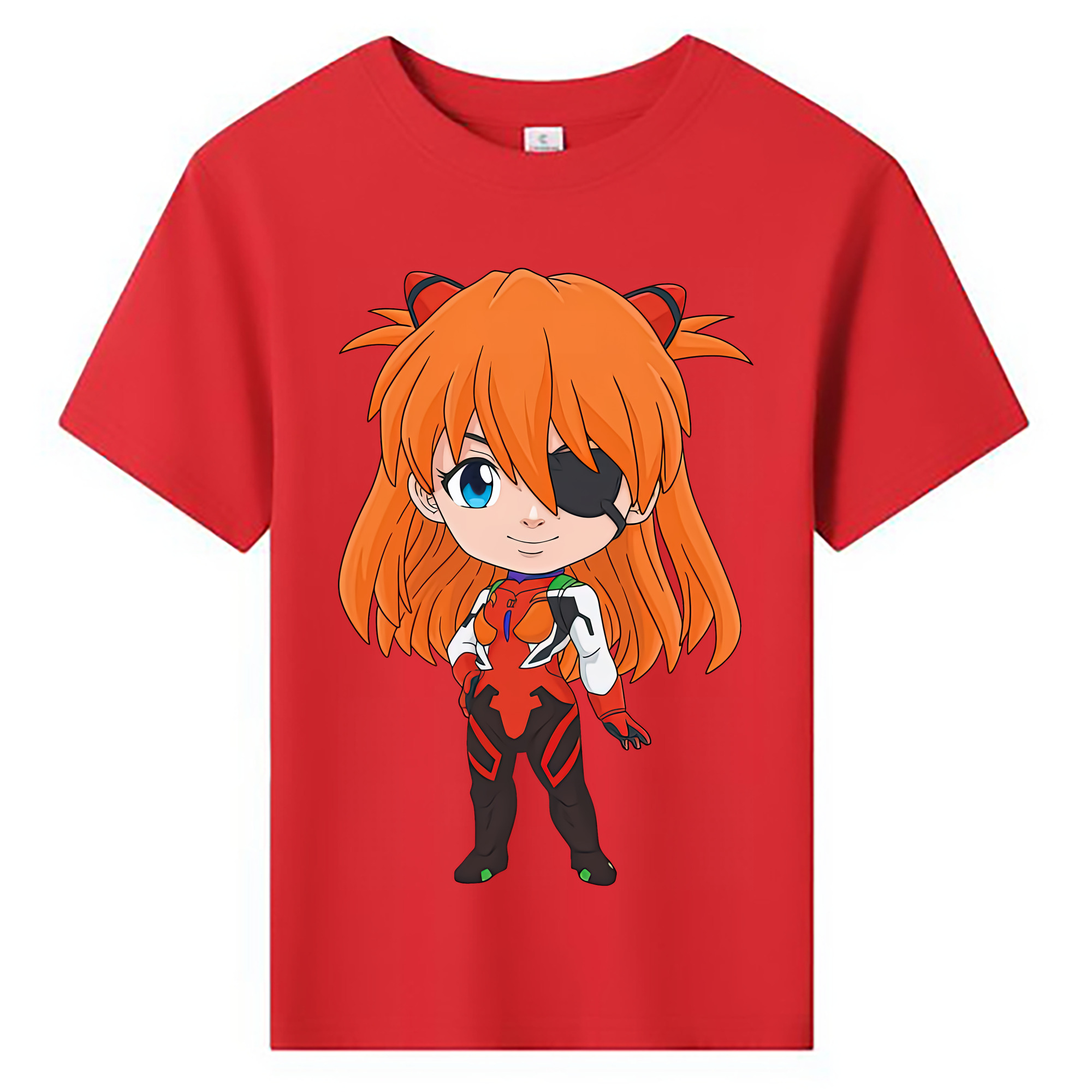 （画像用） EVA 新世紀エヴァンゲリオン 綿100％キッズTシャツ（フロントプリント）