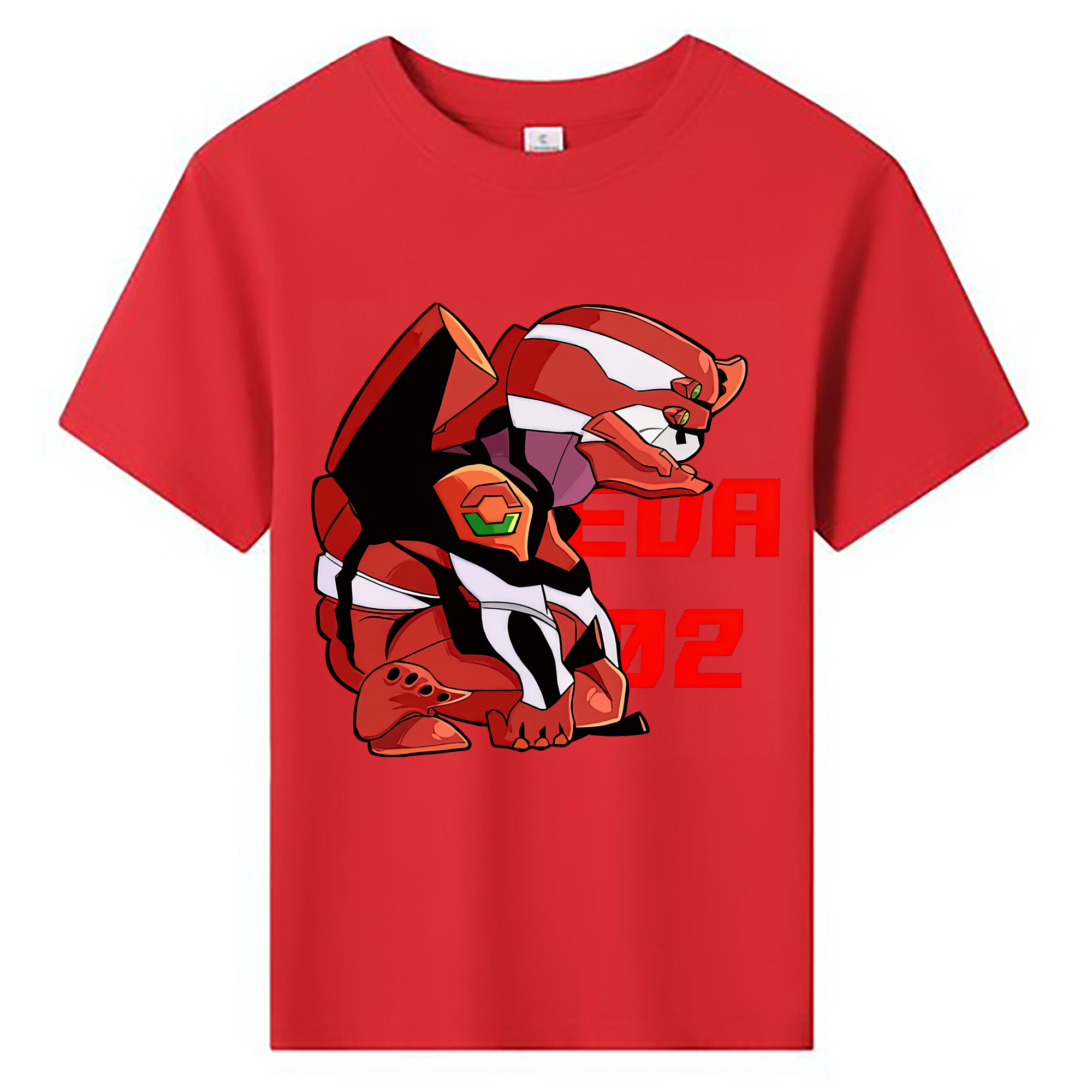 （画像用） EVA 新世紀エヴァンゲリオン 綿100％キッズTシャツ（フロントプリント）